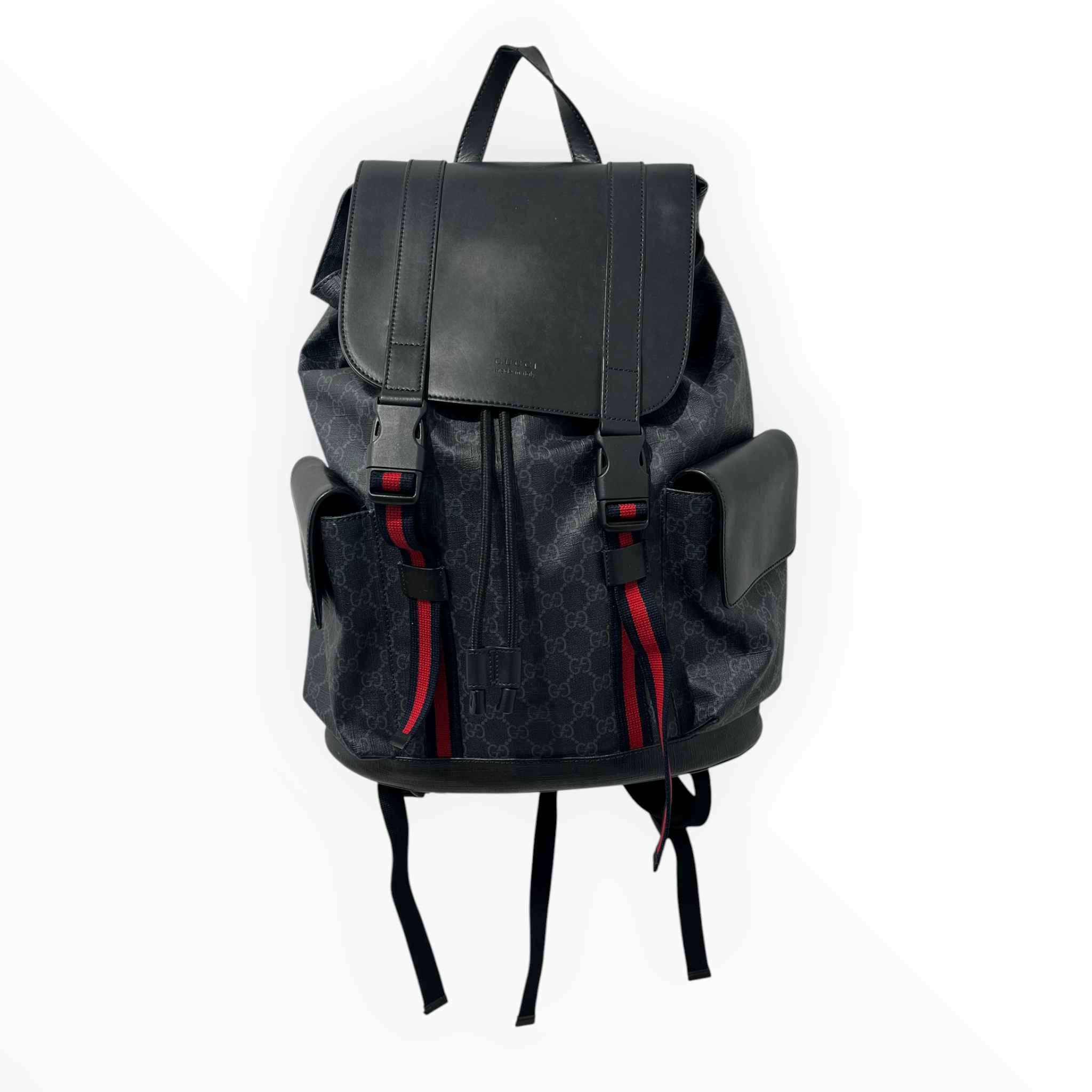 GUCCI/Bag/Monogram/Leather/BLK/GG SUPREME BACKPACK view 1