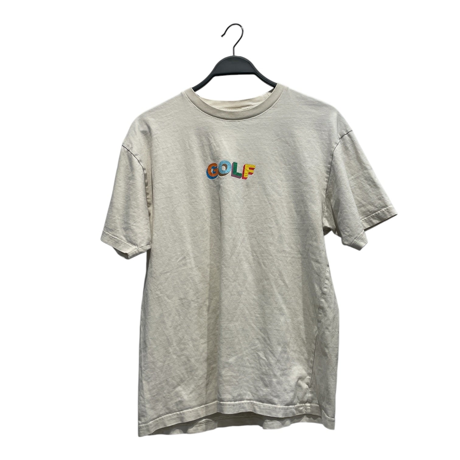 GOLF WANG/T-Shirt/L/Cotton/WHT/3D GOLF PRINT view 1