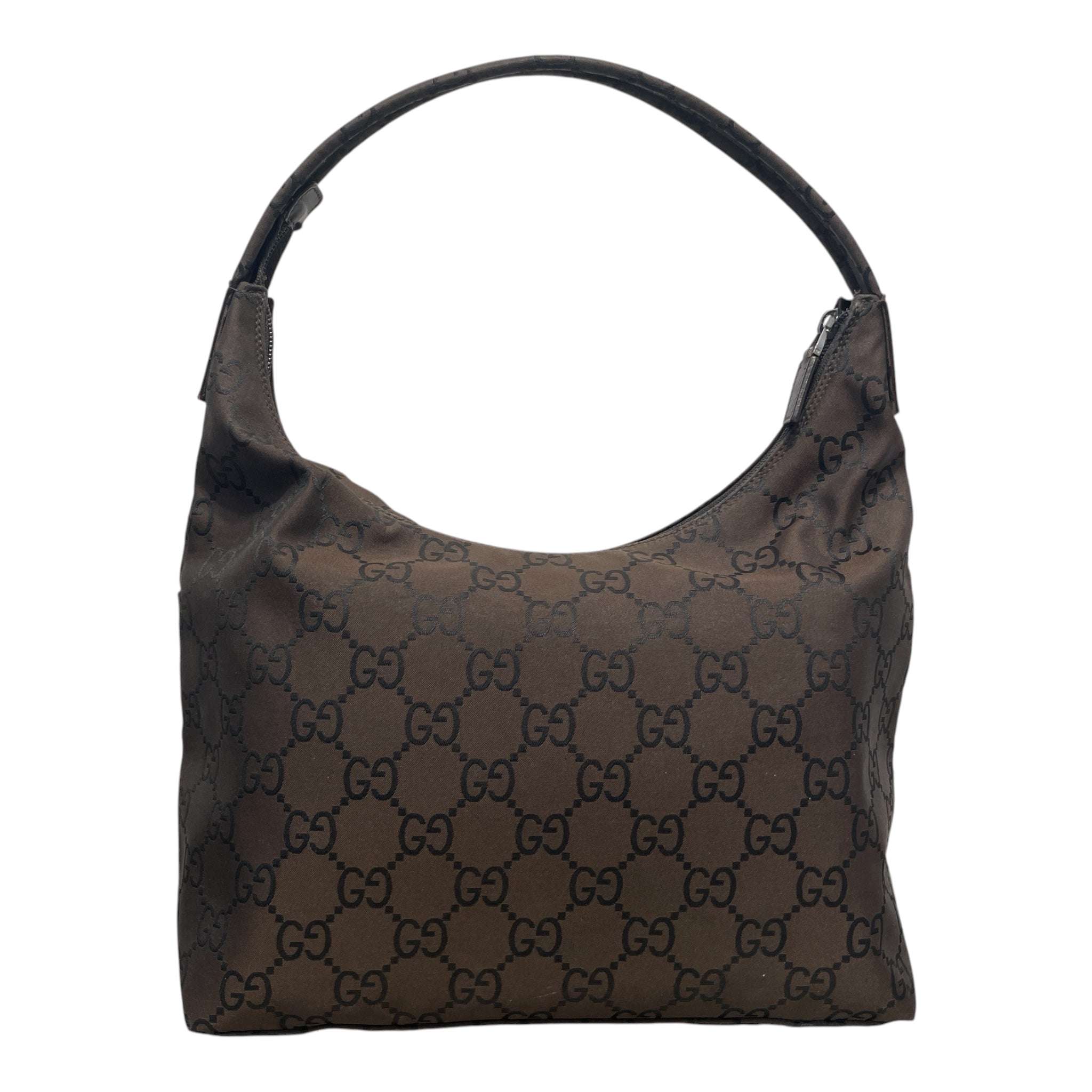 GUCCI/Hand Bag/Monogram/Nylon/BRW/SYN/SIGN view 2