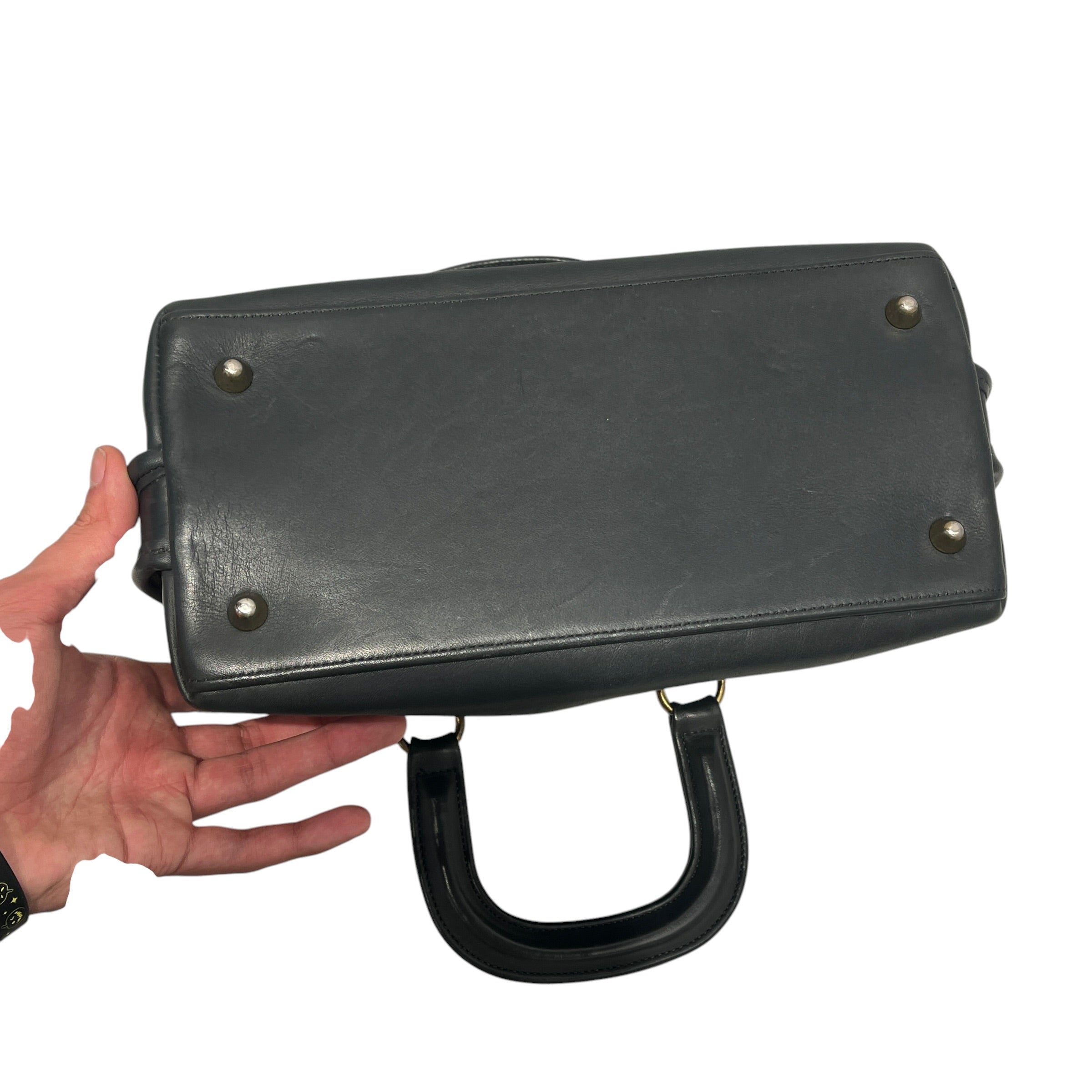 COACH/Bag/Leather/BLK/vintage baxter bag view 6