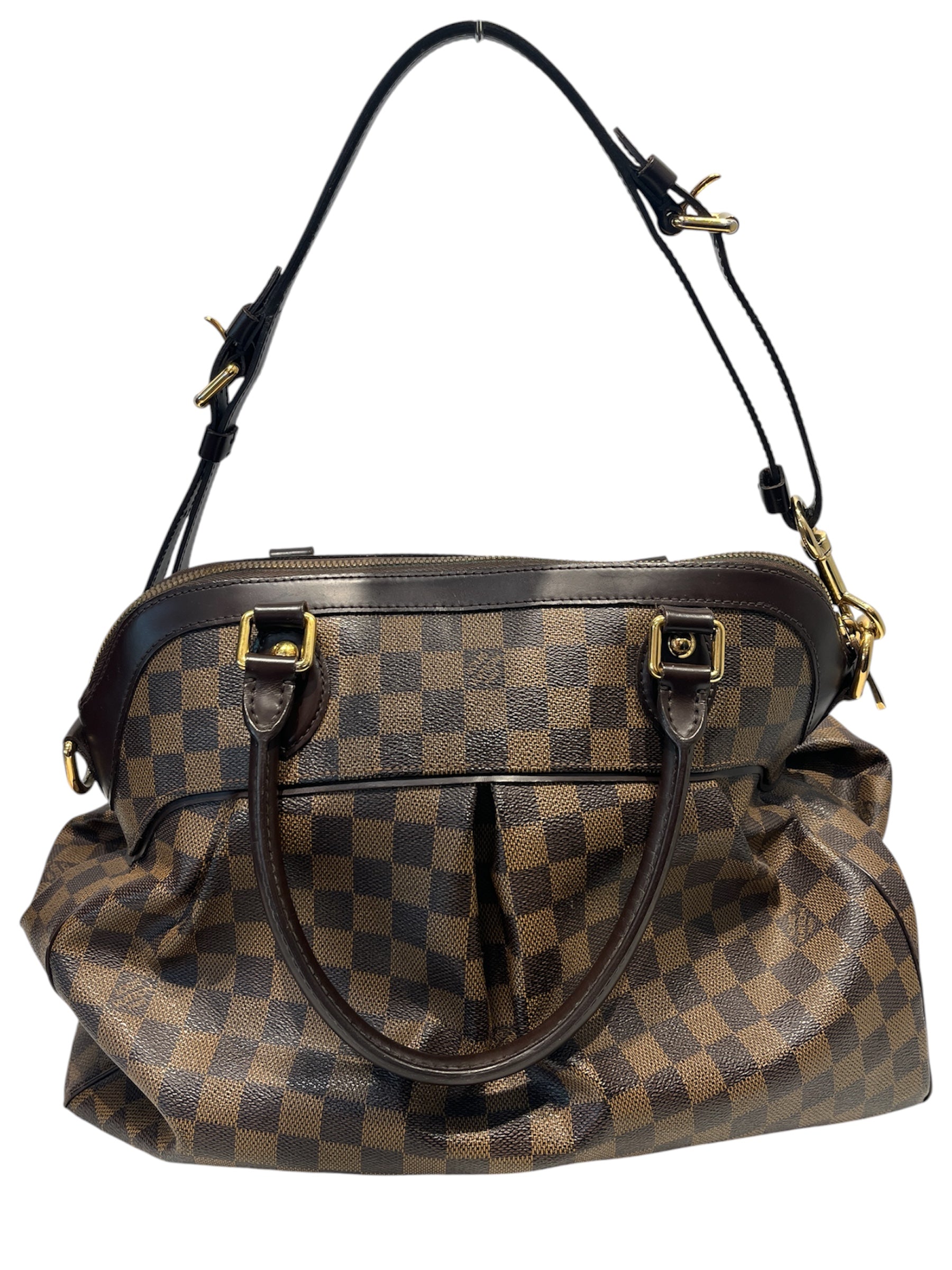 LOUIS VUITTON/Hand Bag/Leather/BRW/BROWN DAMIESR EBENE view 2