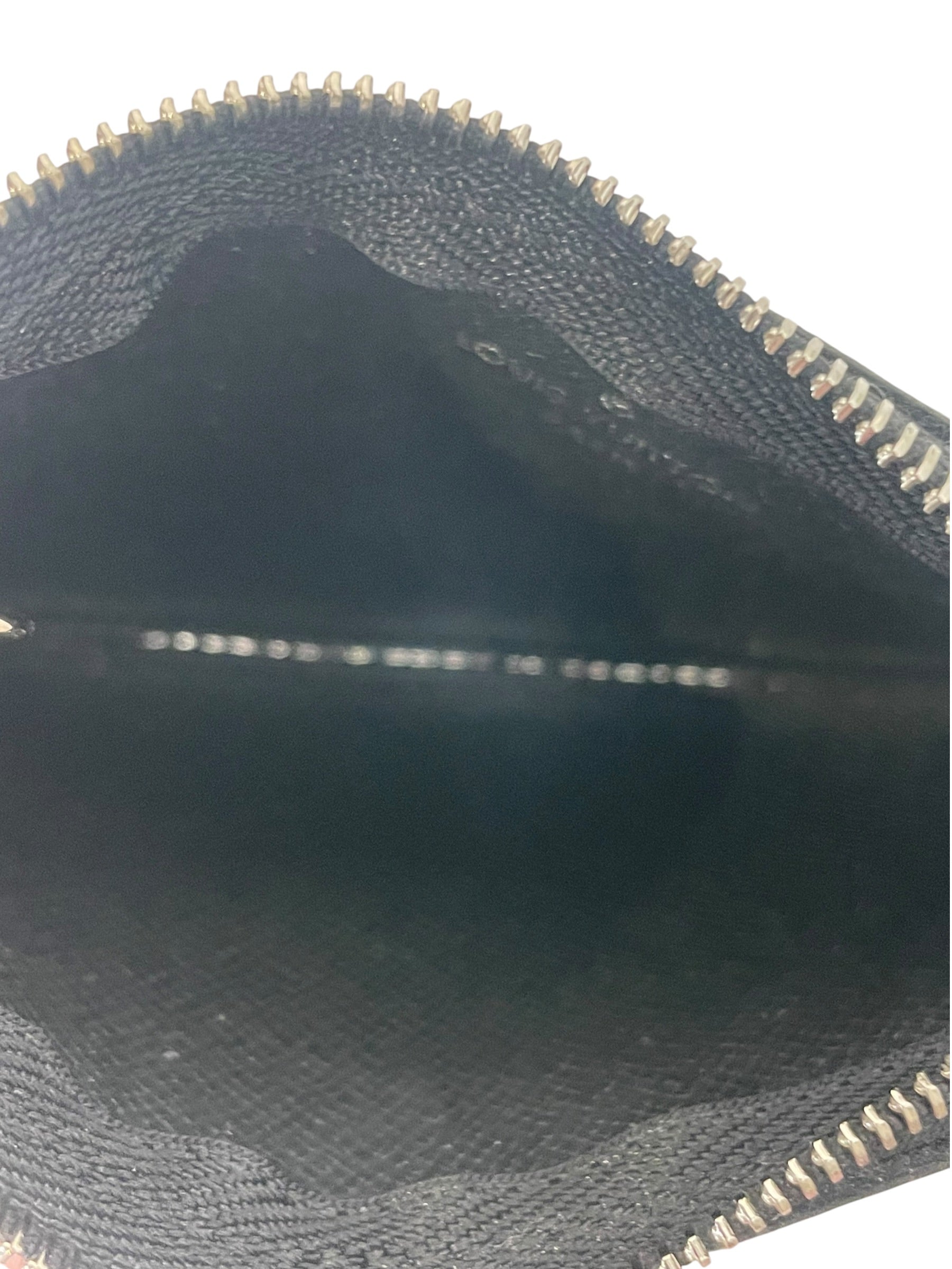 LOUIS VUITTON/Coin Wallet/All Over Print/Leather/BLK/M's/clip key pouch damier ebene view 4