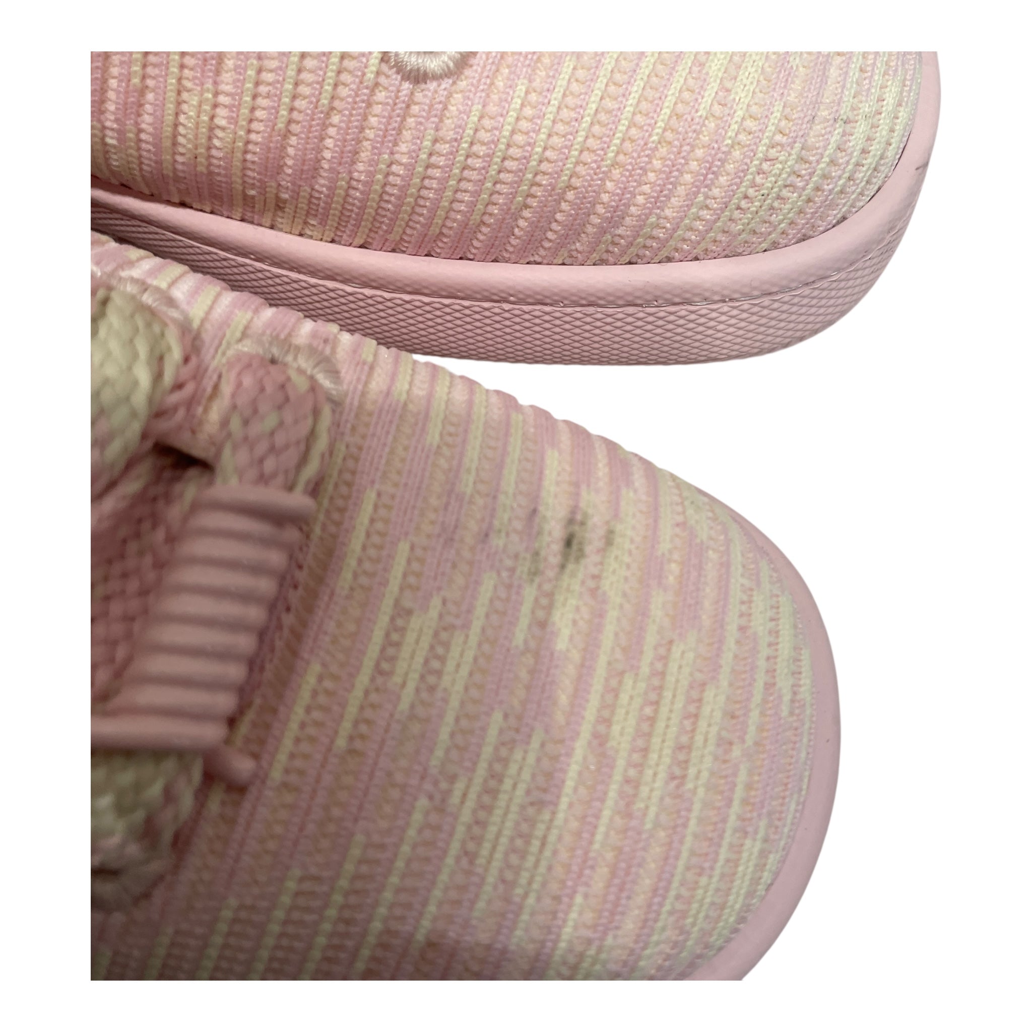 BURBERRY/Low-Sneakers/EU 39/Stripe/Cotton/PNK/PINK/WHT WIDE BRAIDED LACES view 4