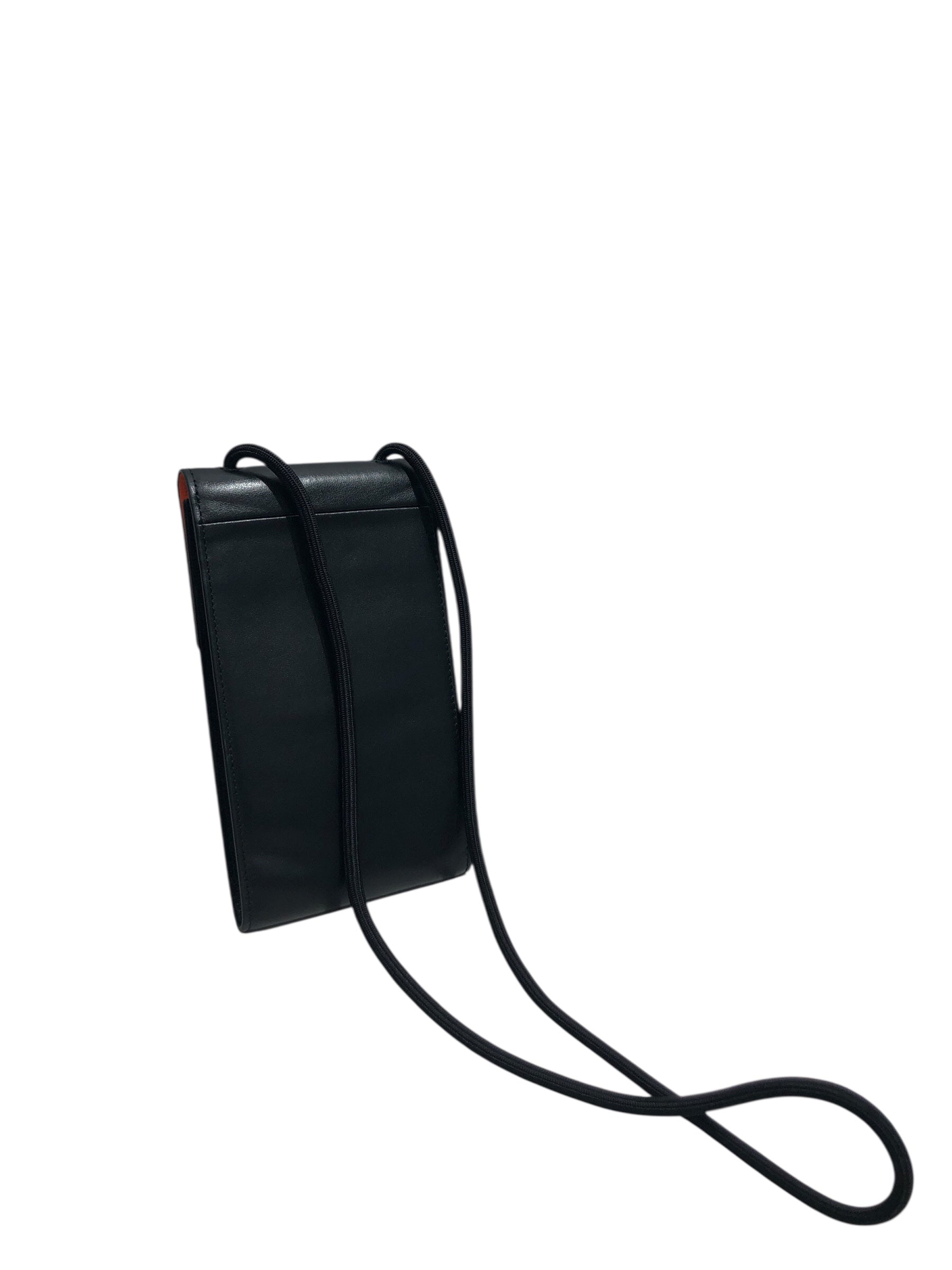 Palm Angels/Pouch/Leather/BLK/PHONE POUCH CROSSBODY STRAP view 2