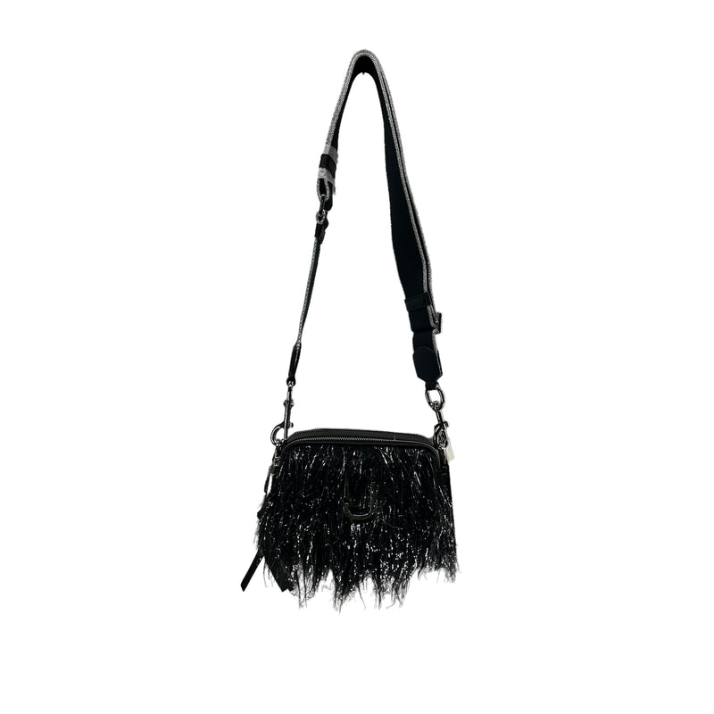 MARC JACOBS/Cross Body Bag/Mohair/BLK/SLV