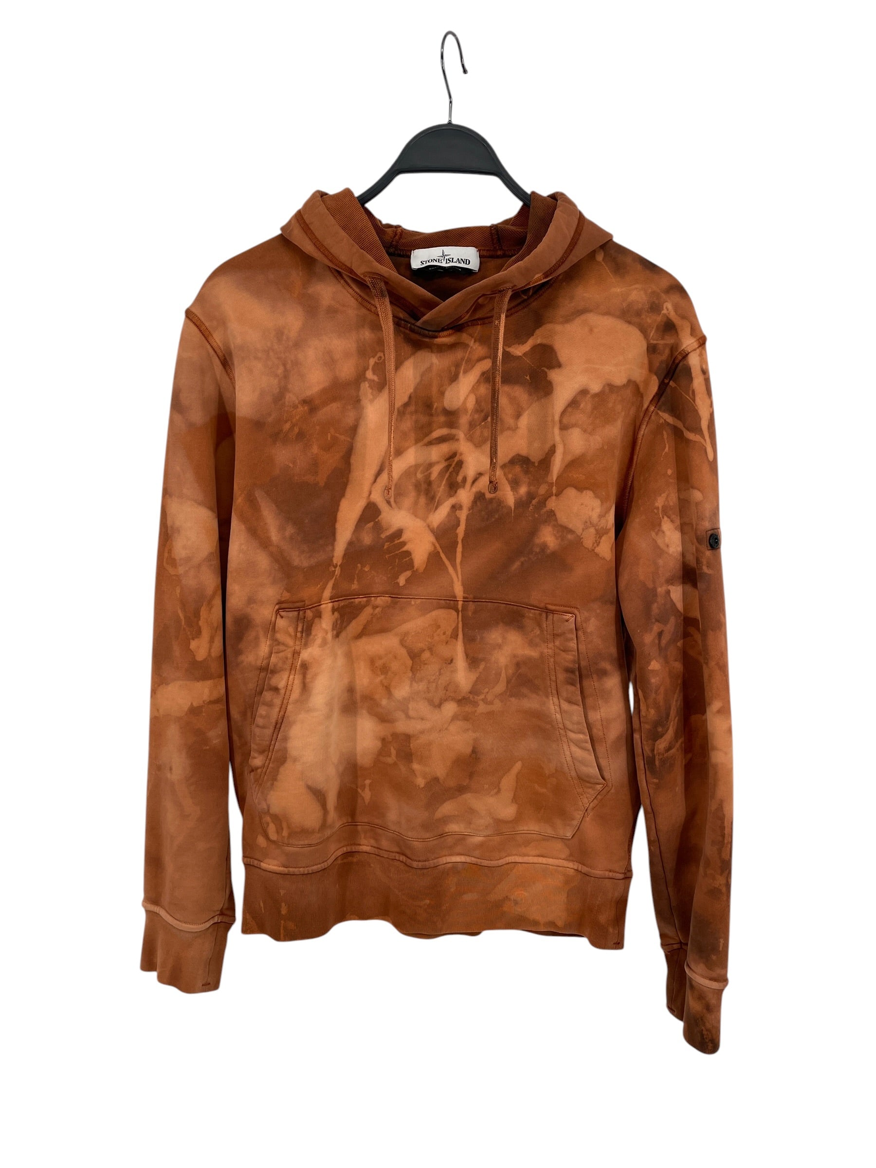 STONE ISLAND/Hoodie/L/Cotton/ORN/DYE WASHED HOODIE view 1
