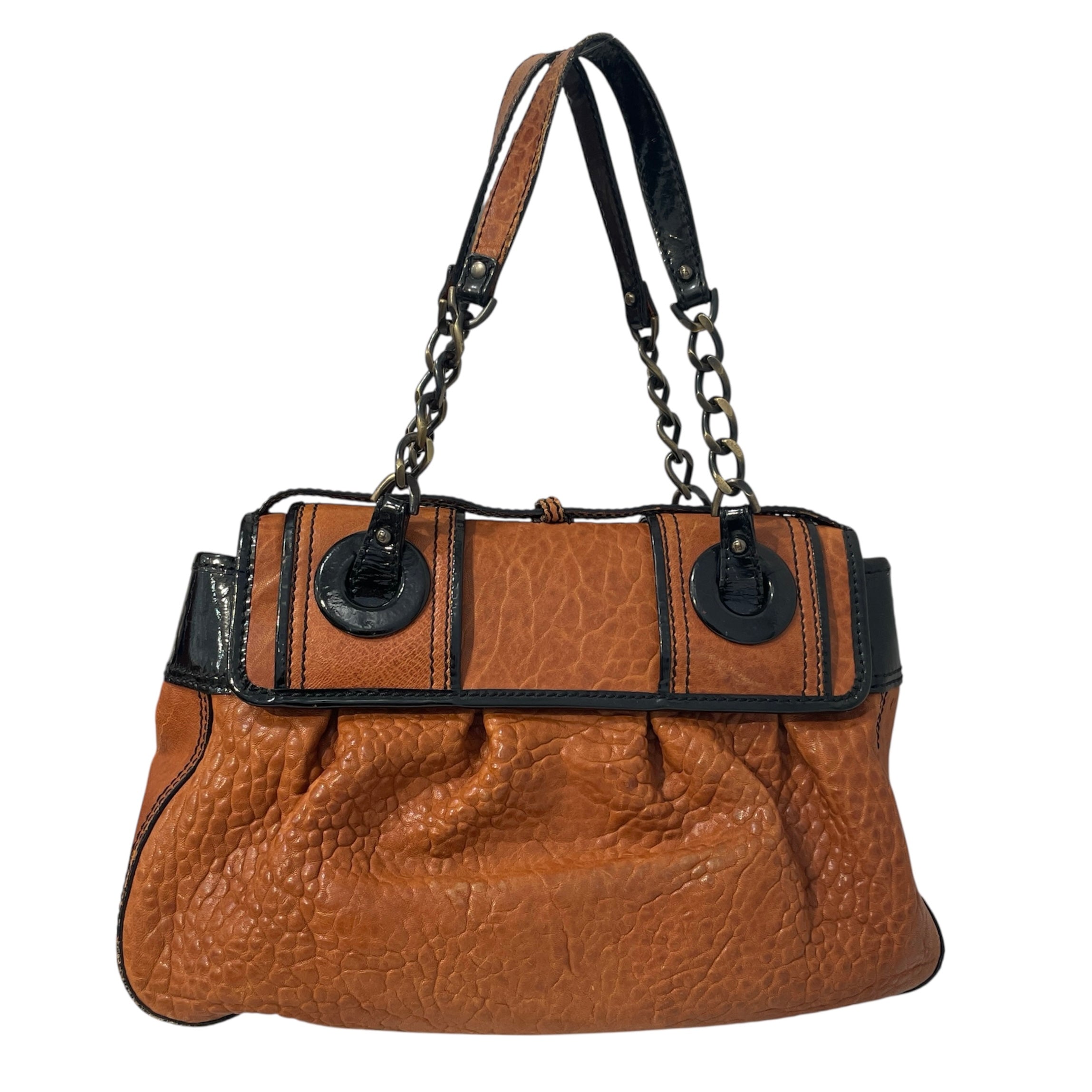 FENDI/Bag/Leather/BRW/Double Buckle Bag view 2