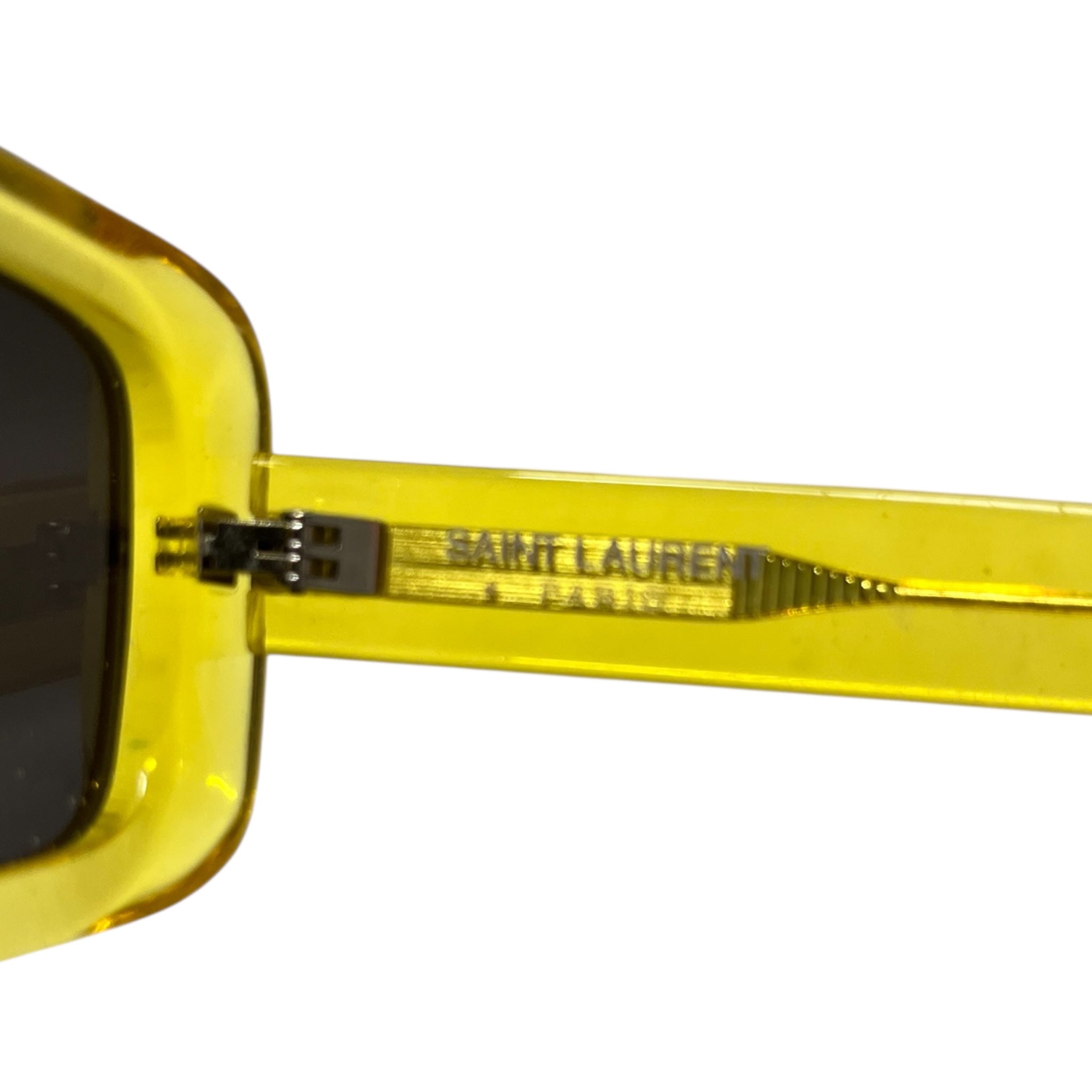 SAINT LAURENT/Sunglasses/Plastic/YEL/ view 3