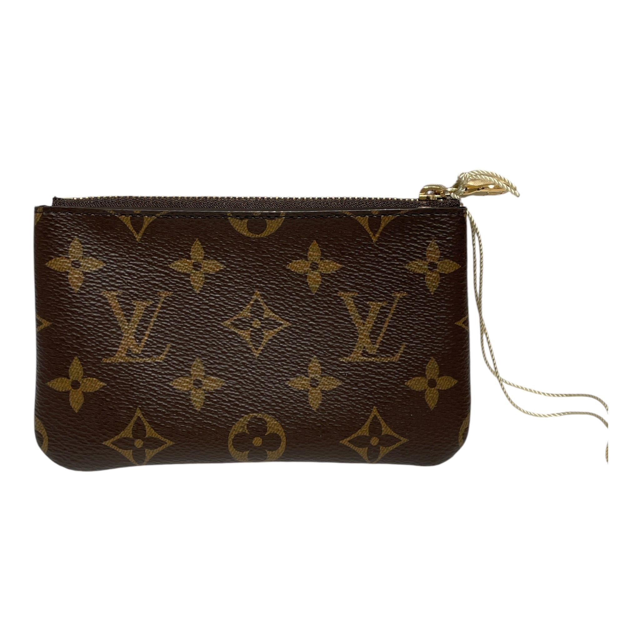 LOUIS VUITTON/Coin Wallet/Monogram/Leather/BRW/L's/ view 2