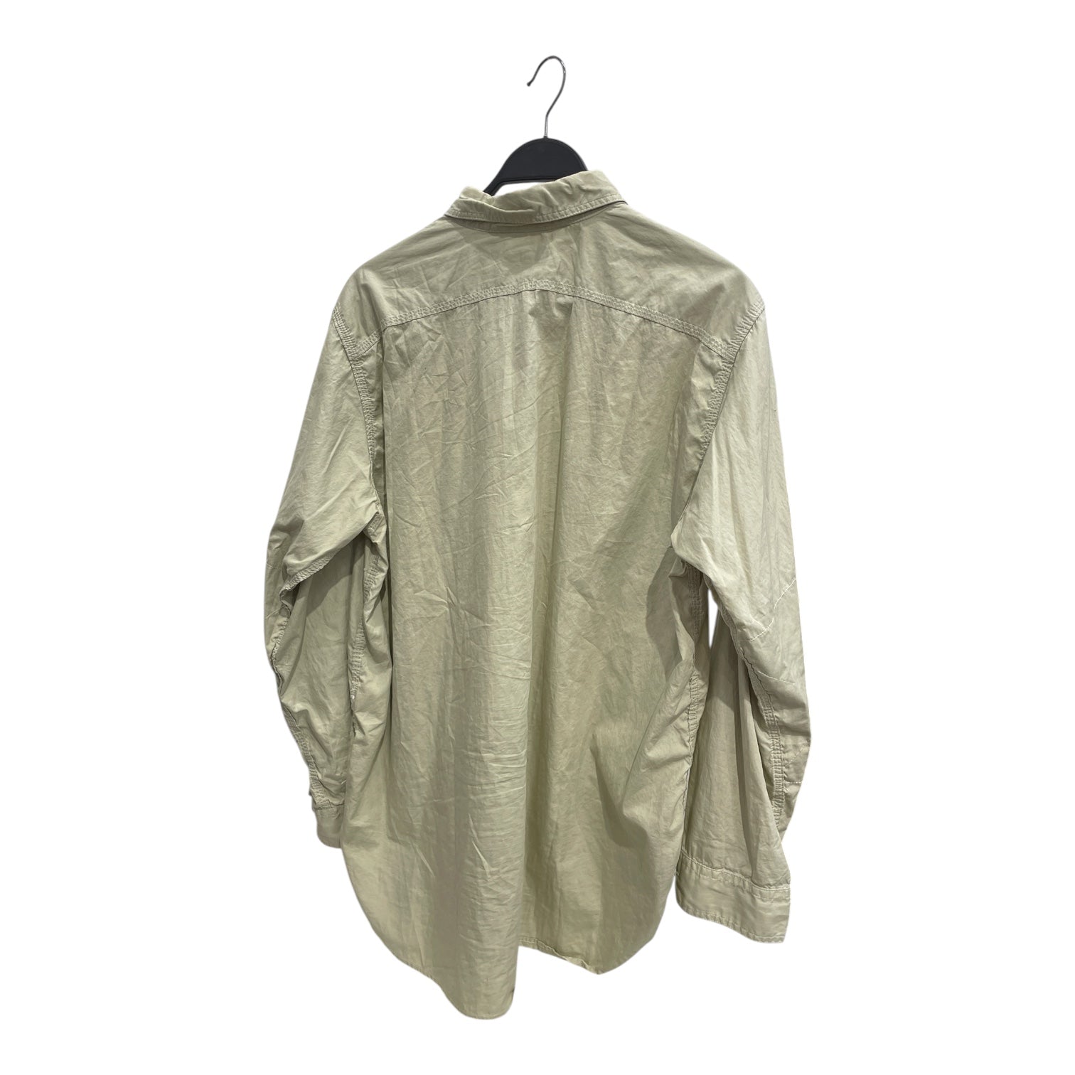 Engineered Garments/LS Shirt/L/Cotton/GRN/UPSIDE DOWN POCKET BUTTON UP view 2
