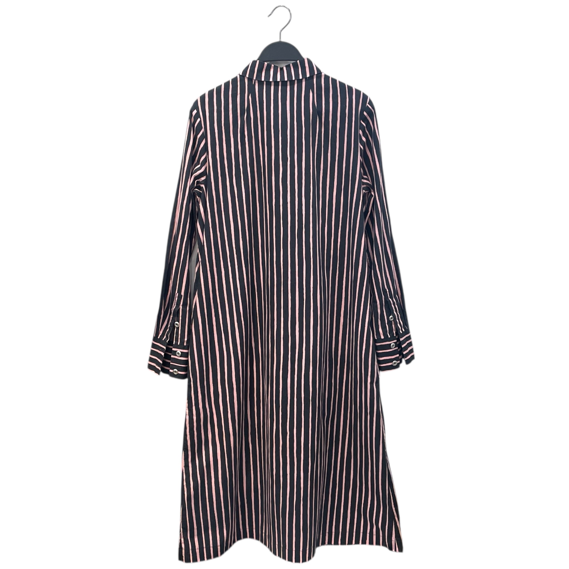 marimekko/LS Dress/36/Stripe/Cotton/BLK/Midi Length/ view 2