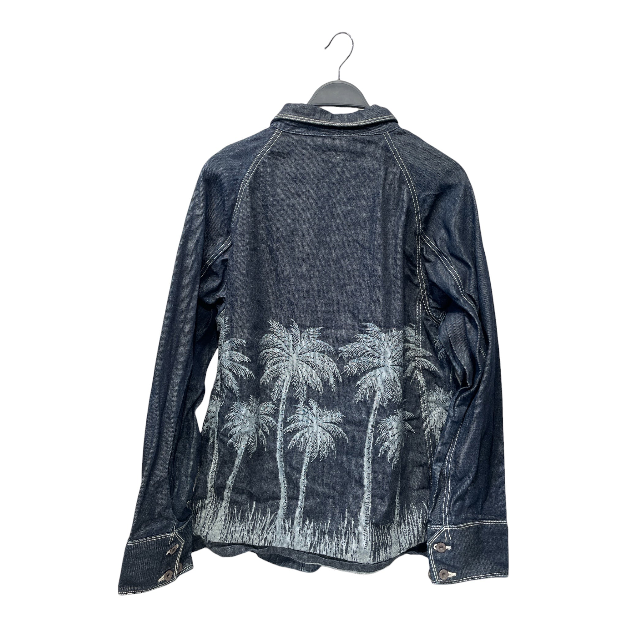 KAPITAL/Denim Jkt/4/Cotton/NVY/PALM TREE/JACQUARD view 2