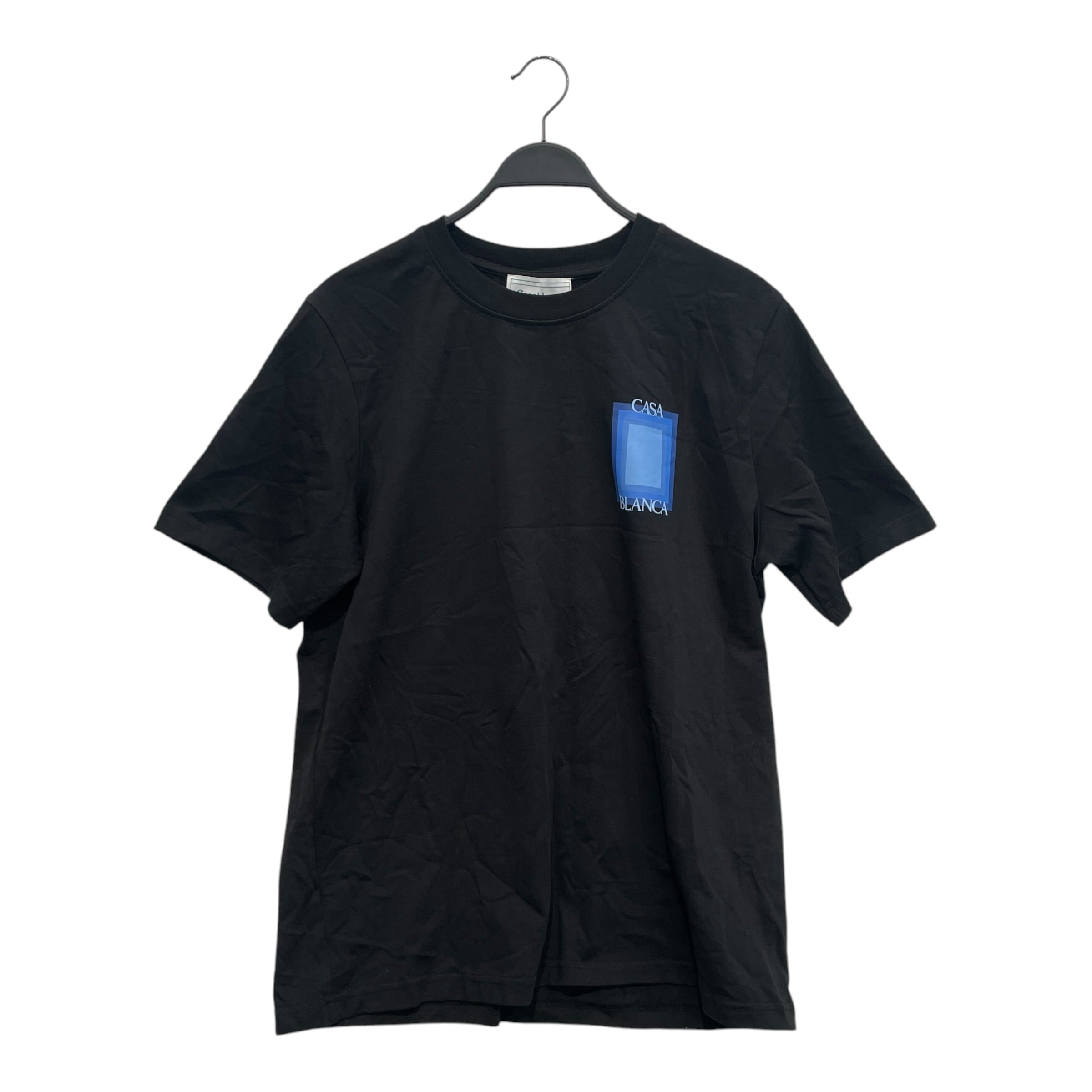 CASABLANCA/T-Shirt/XXL/Cotton/BLK/Graphic/BLU CASA BLANCA GRAPHIC view 1