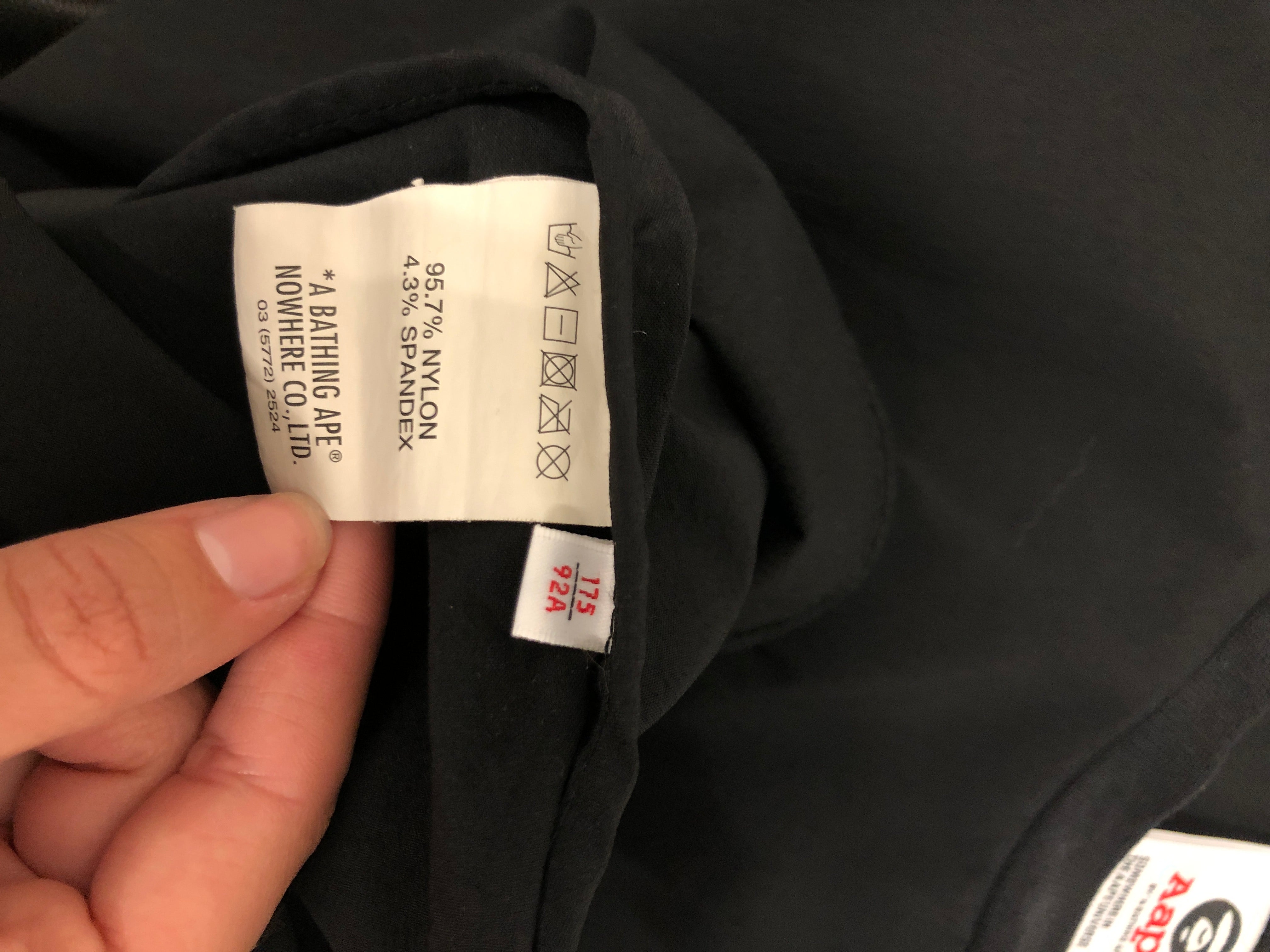 AAPE BY A BATHING APE/Windbreaker/M/Polyester/BLK/Aape Universe view 4