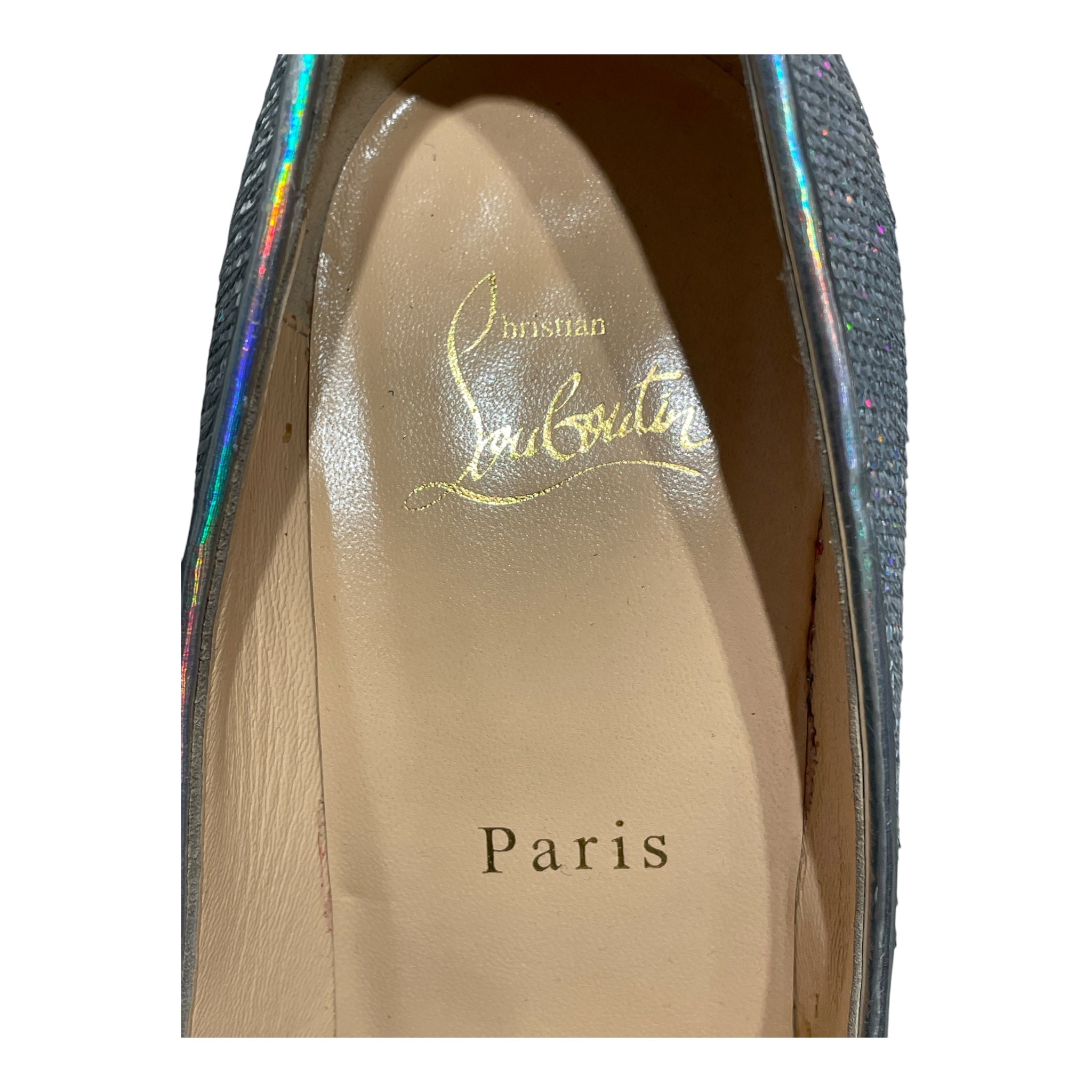 Christian Louboutin/Heels/EU 38.5/Glitter/SLV/So Kate Sequin Heels view 3