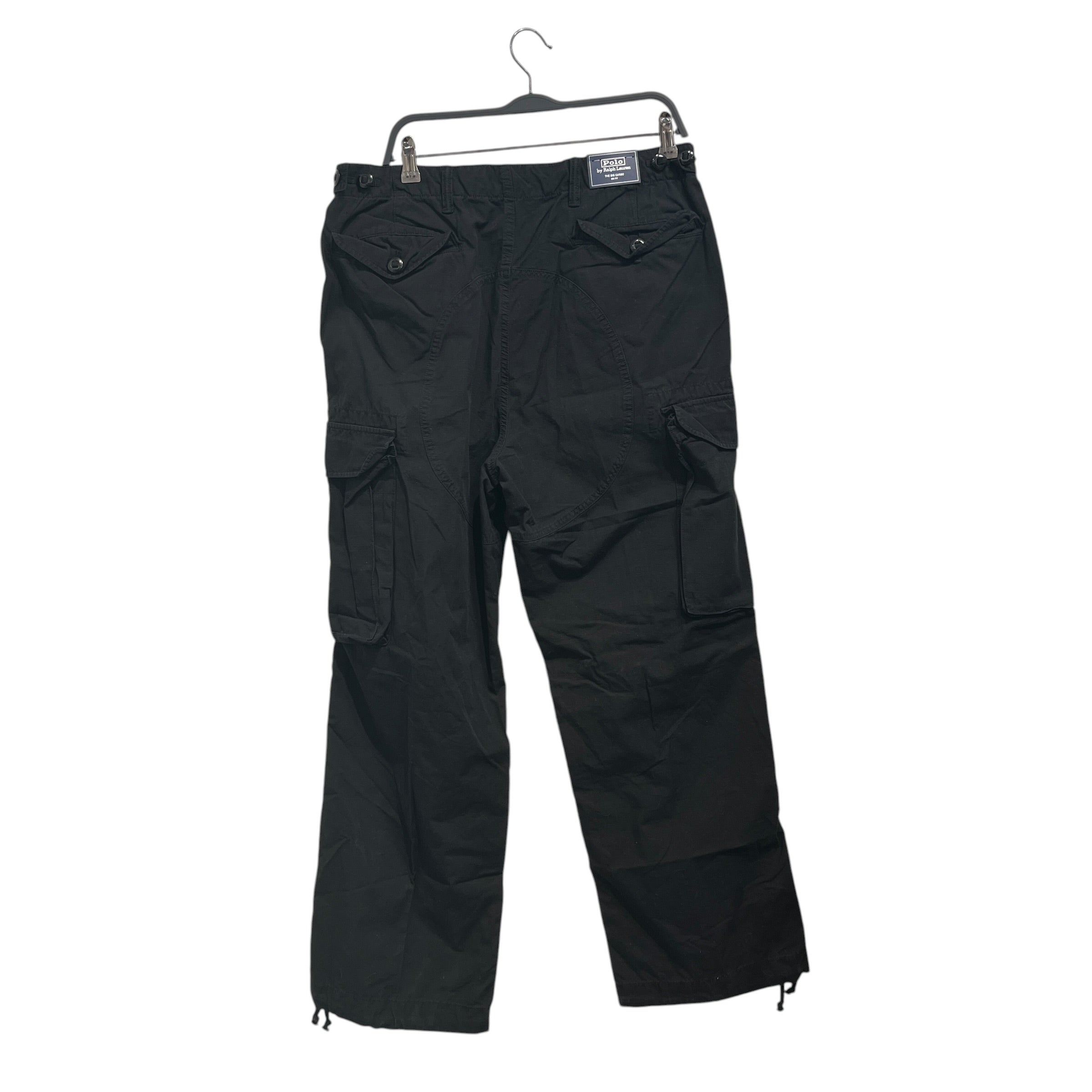 POLO RALPH LAUREN/Cargo Pants/34/Cotton/BLK/The big cargo big fit view 2