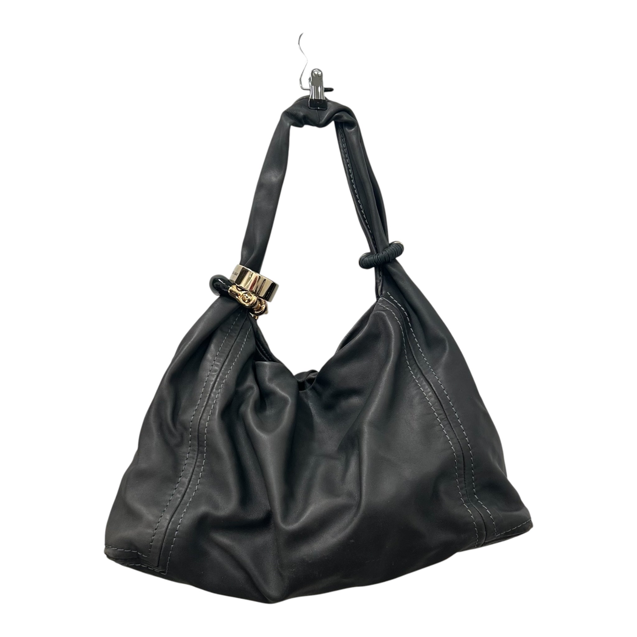 JIMMY CHOO/Bag/Leather/GRY/Saba Hobo Bag view 2