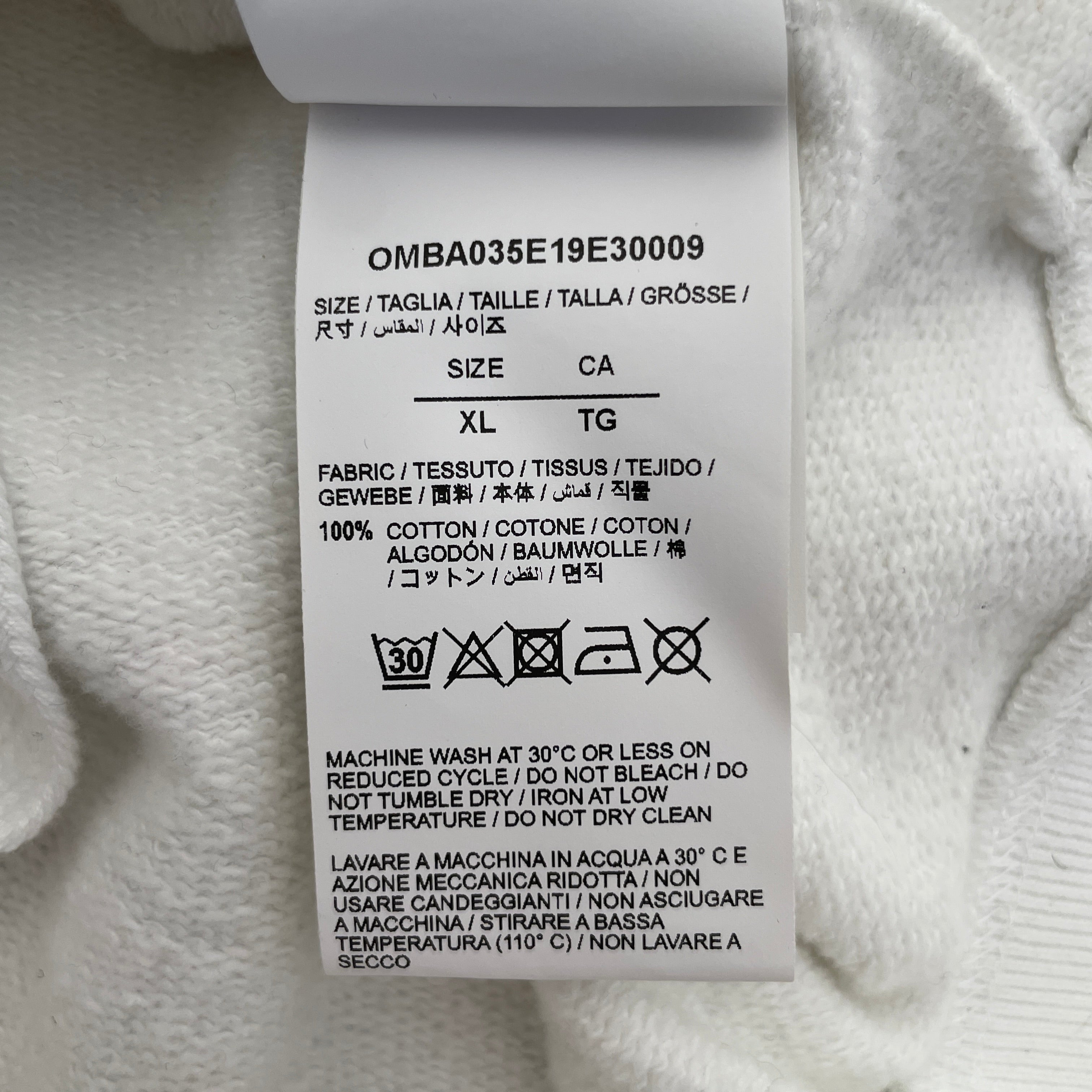 OFF-WHITE/Sweatshirt/XL/Cotton/WHT/2020 INCOMPIUTO view 3