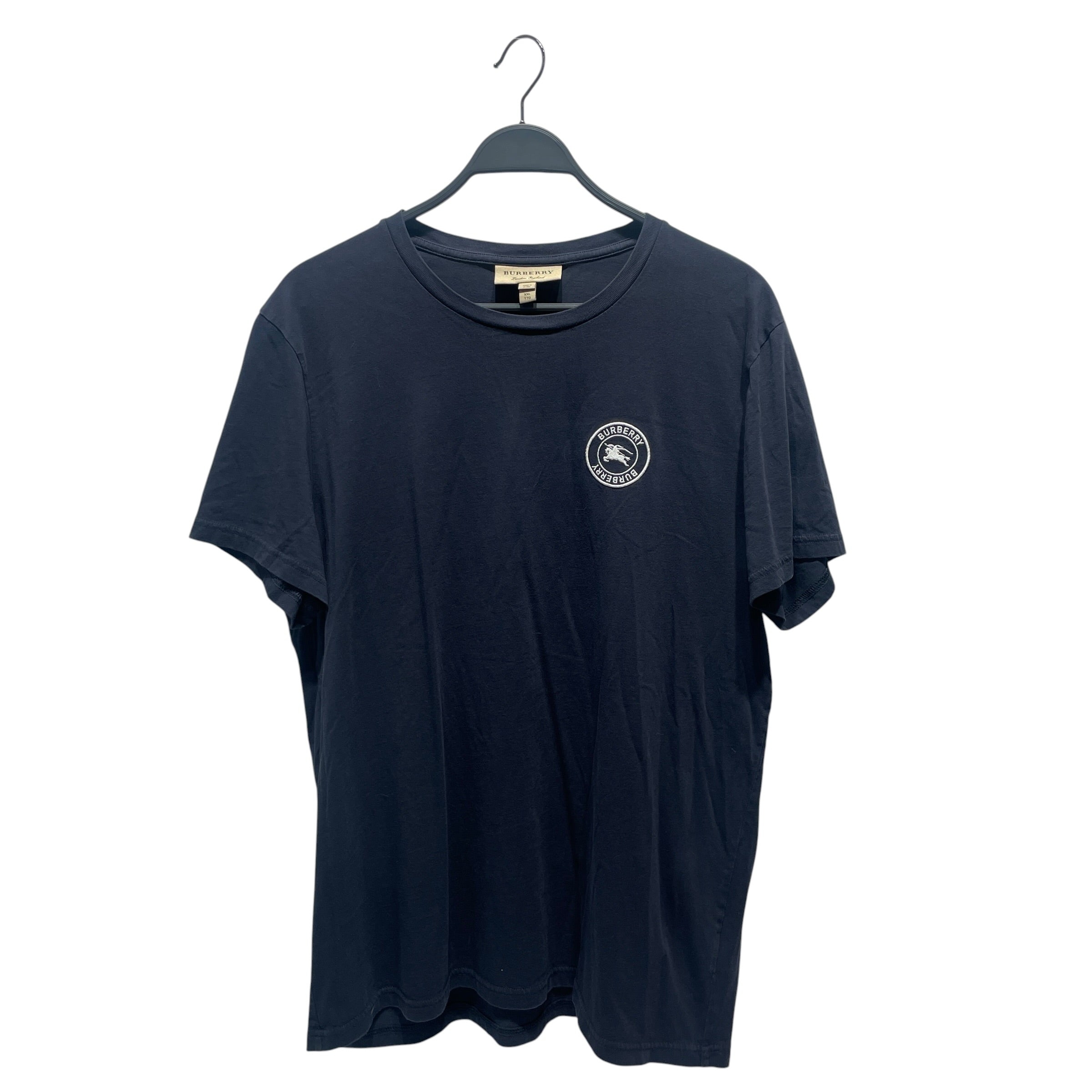 BURBERRY LONDON/T-Shirt/XXL/Cotton/NVY/JENSON EMROIDERED LOGO TEE view 1