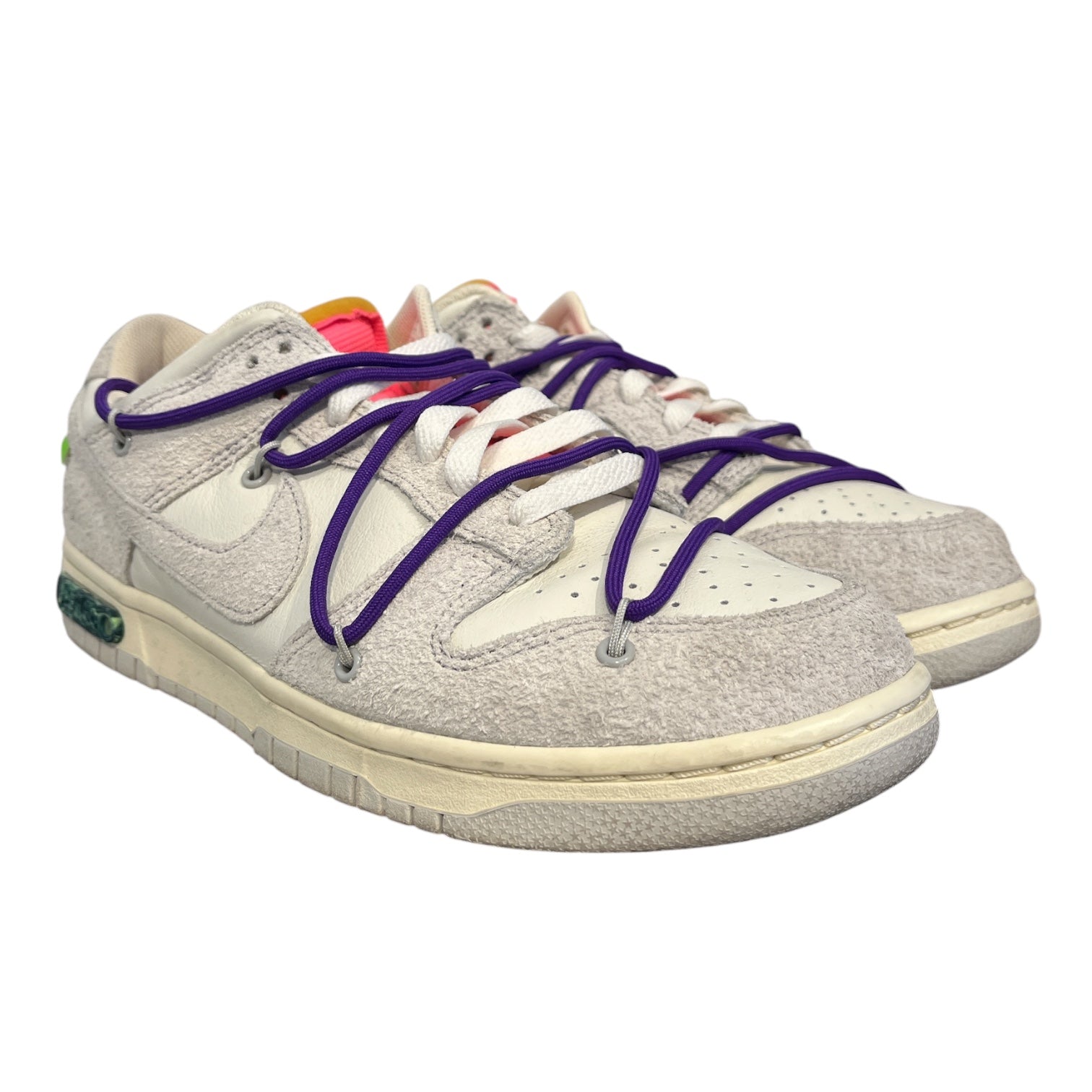 NIKE/OFF-WHITE/Low-Sneakers/US 9/Suede/GRY/DUNK LOW LOT 15 OF 50 view 1