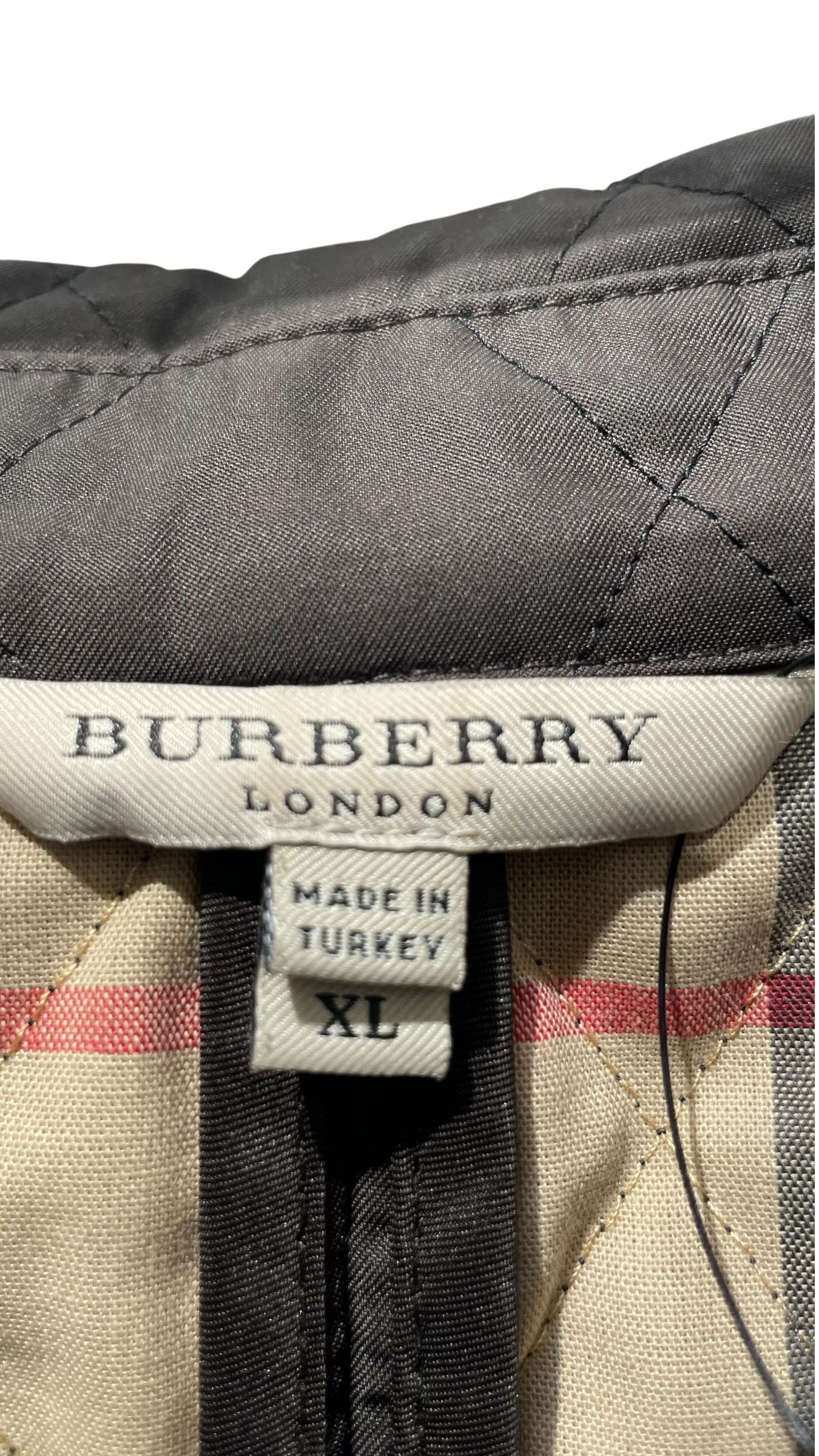 BURBERRY LONDON/Quilted Jkt/XL/Nylon/BRW/Burberry London Diamond Quiltd view 3