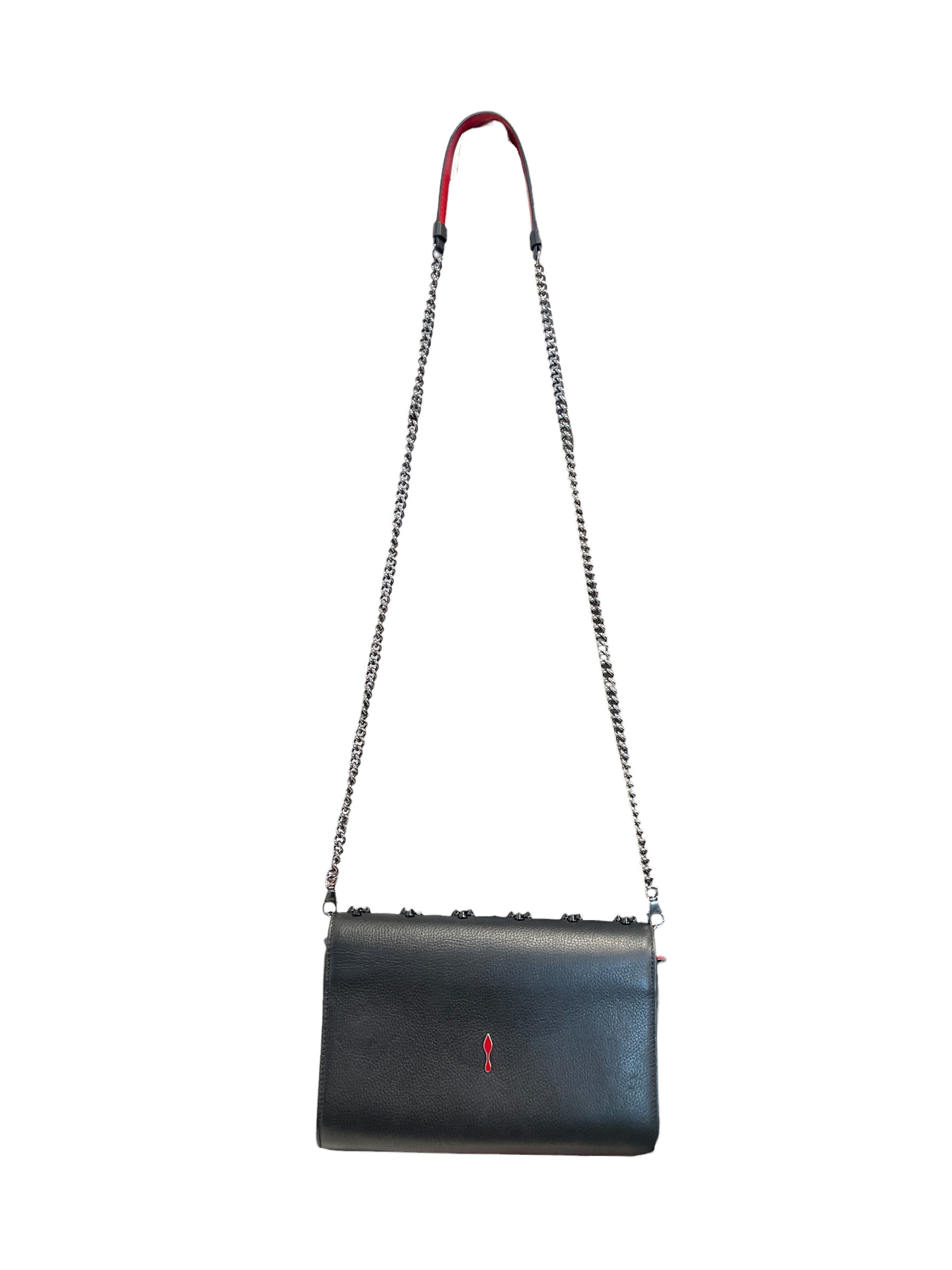 Christian Louboutin/Cross Body Bag/Leather/BLK/STUDDED/DARK TONE HARDWARE view 2