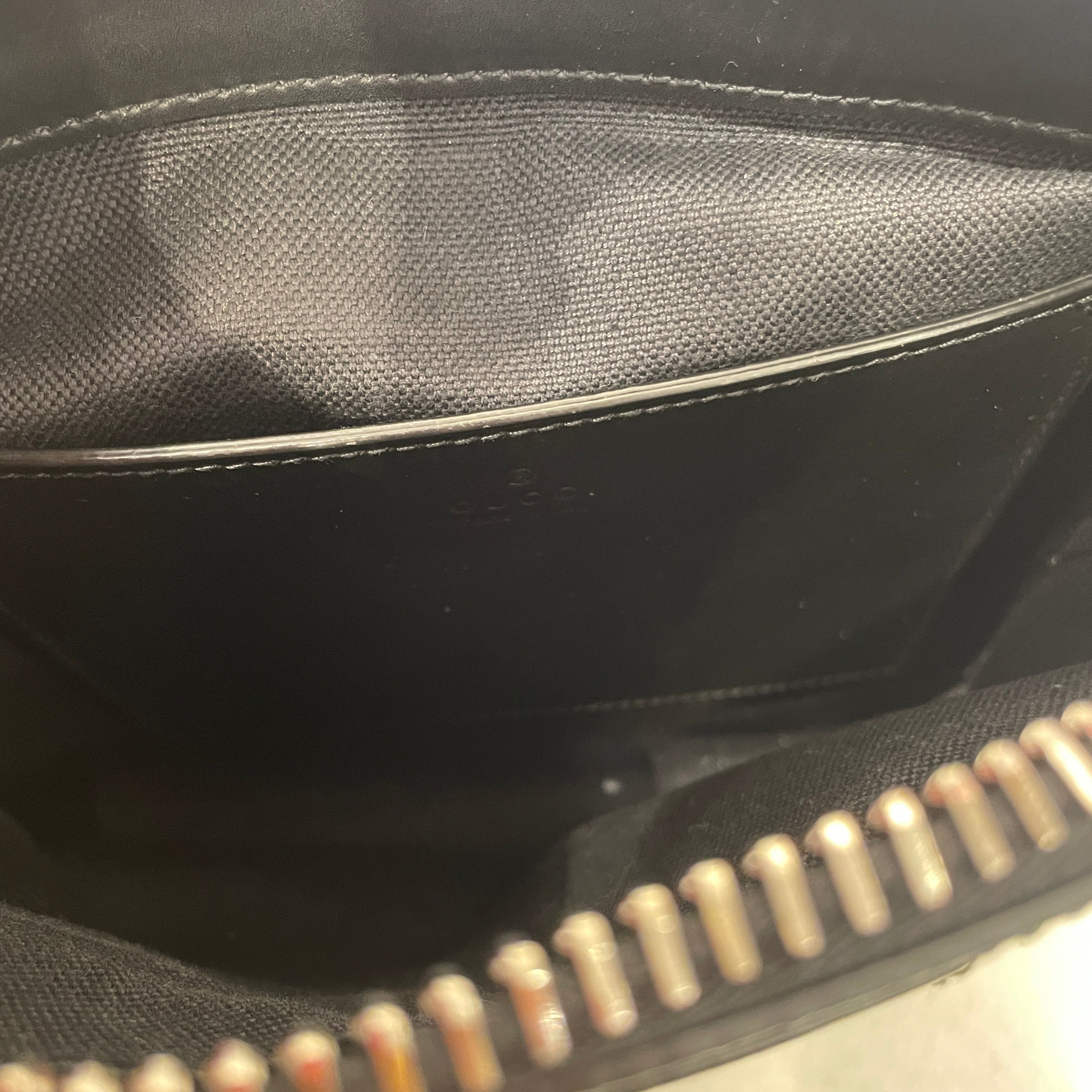 GUCCI/Cross Body Bag/Monogram/Leather/BLK/SUPREME MESSENGER BAG view 4