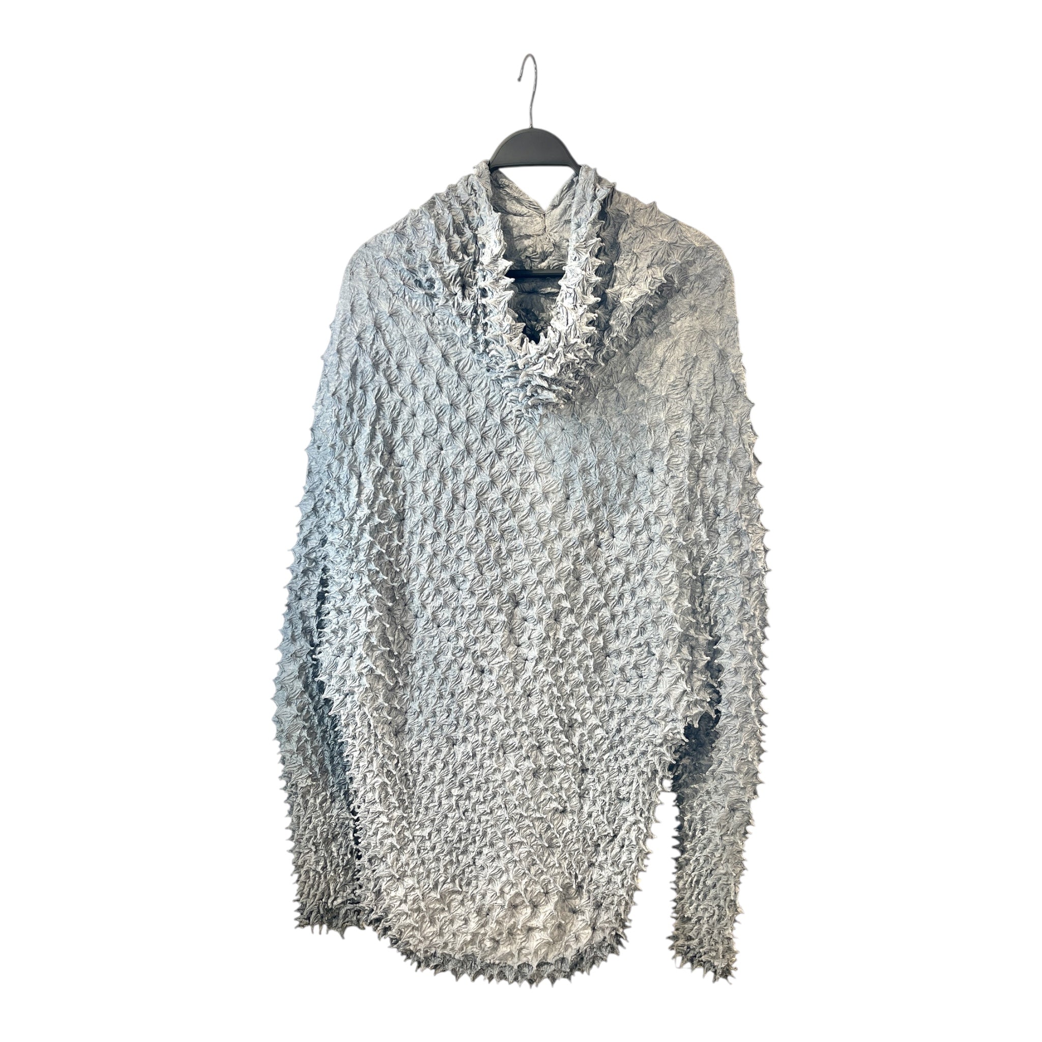 doublet/Hoodie/XL/Polyester/BLU/Oversize/F/W 22 SHIBORI COLLEGE LOGO view 2