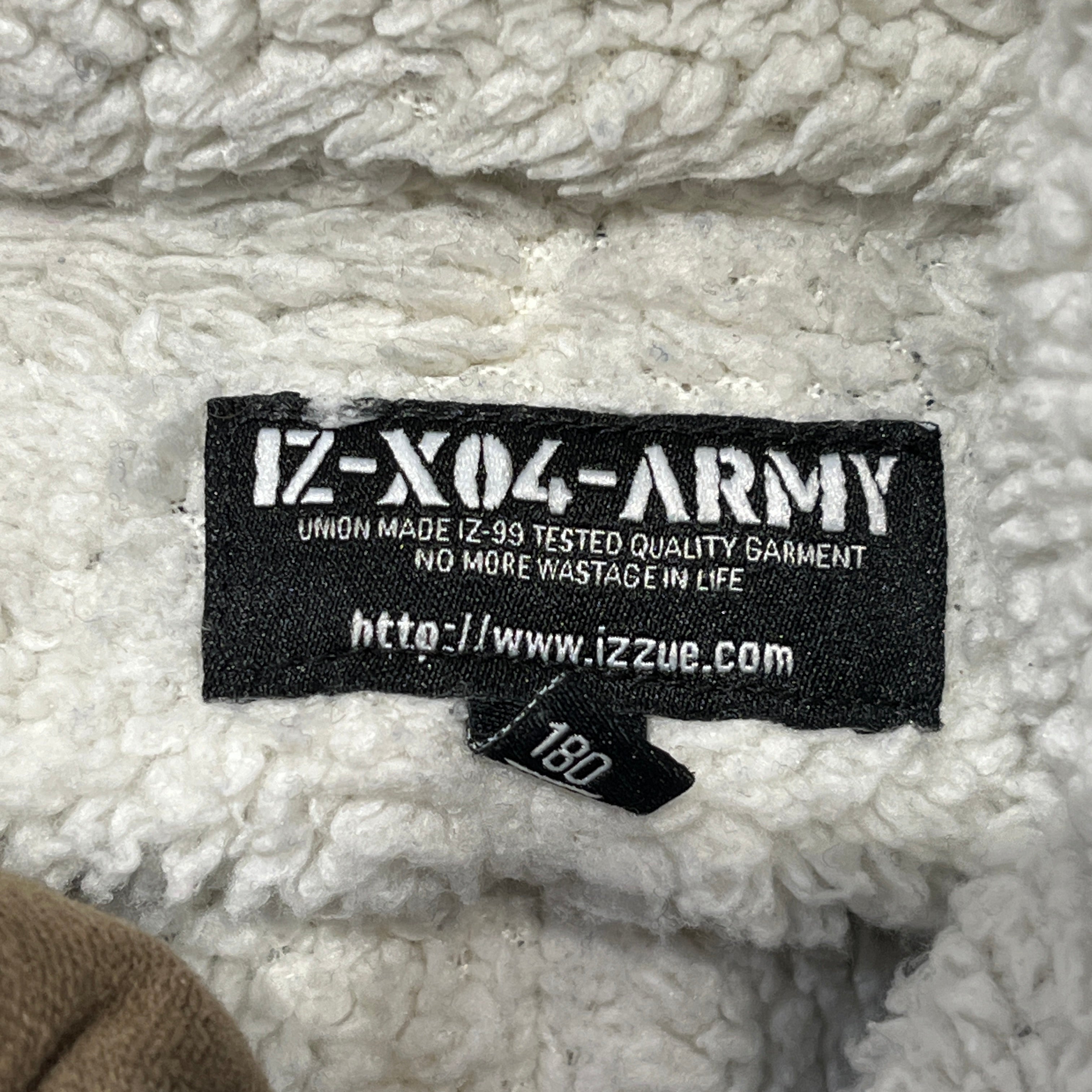 izzue/Coat/XL/GRN/IZ-X04-ARMY Fur Trim Coat view 3