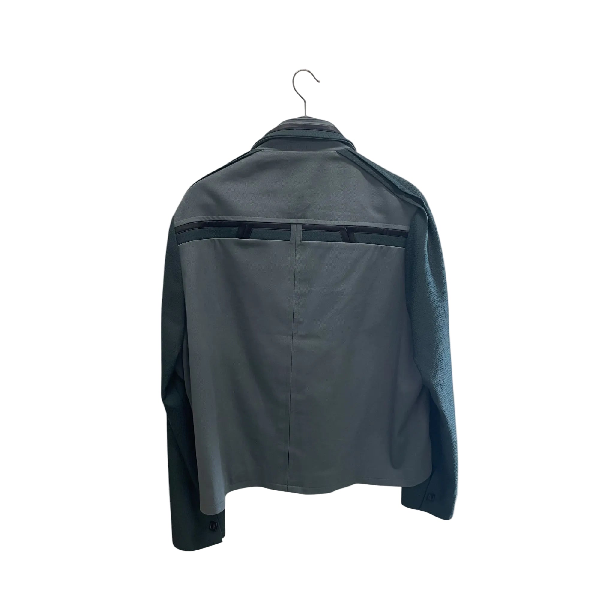Kiko Kostadinov/Blouson/52/Cotton/GRN/BLACK ZIPPER STRIPE/DEEP GREEN view 2