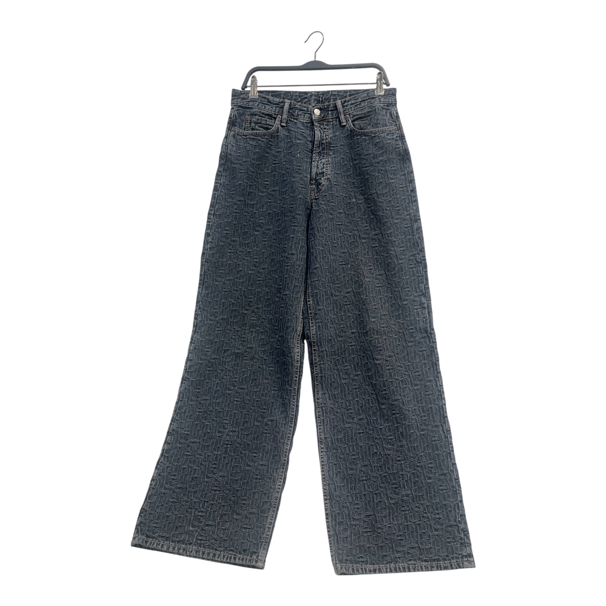 Acne Studios/Pants/32/Cotton/BLU/Button Fly/MONOGRAM WIDE LEG 1981 view 1