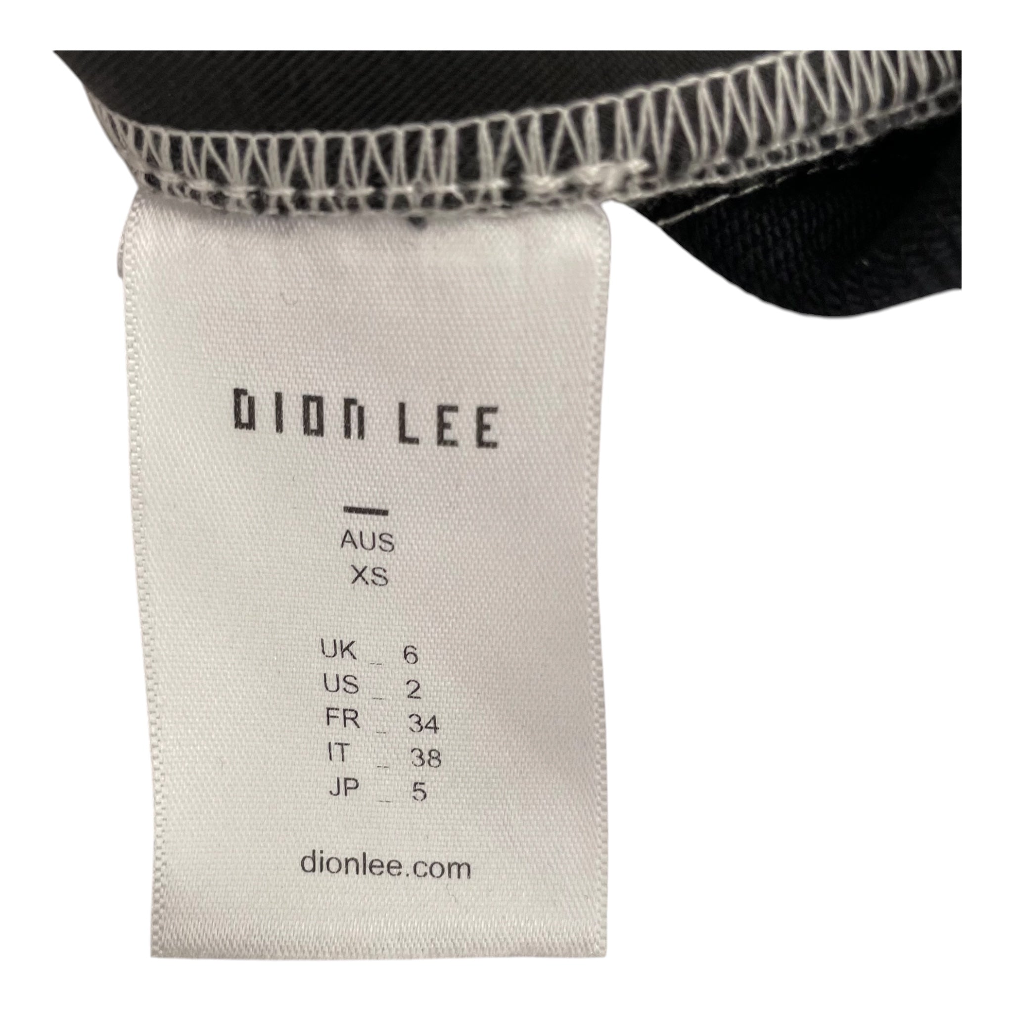 DION LEE/Straight Pants/XS/Stripe/Denim/BLK/ view 4