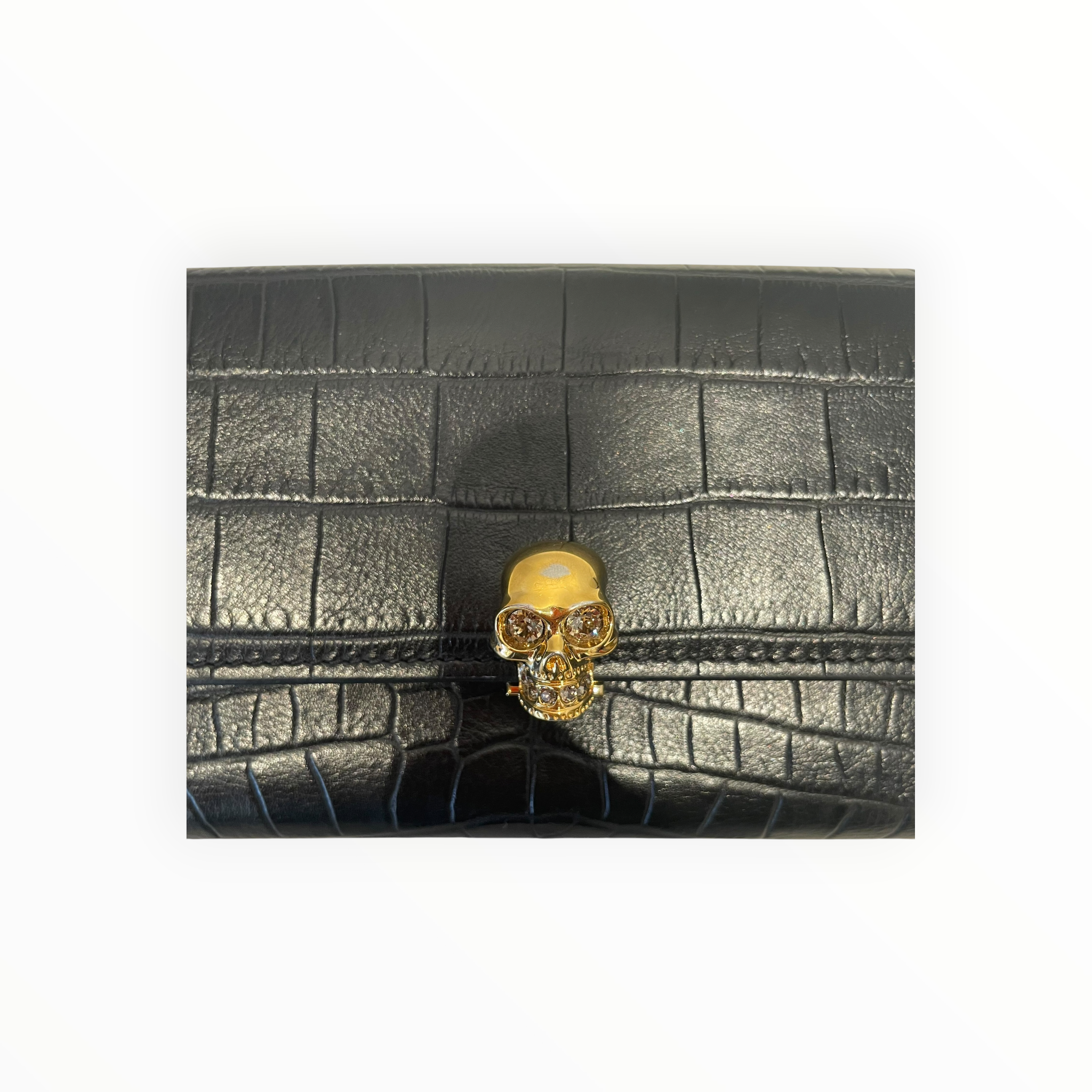 Alexander McQueen/Long Wallet/Leather/BLK/L's/Alexander Mcqueen Continental view 5