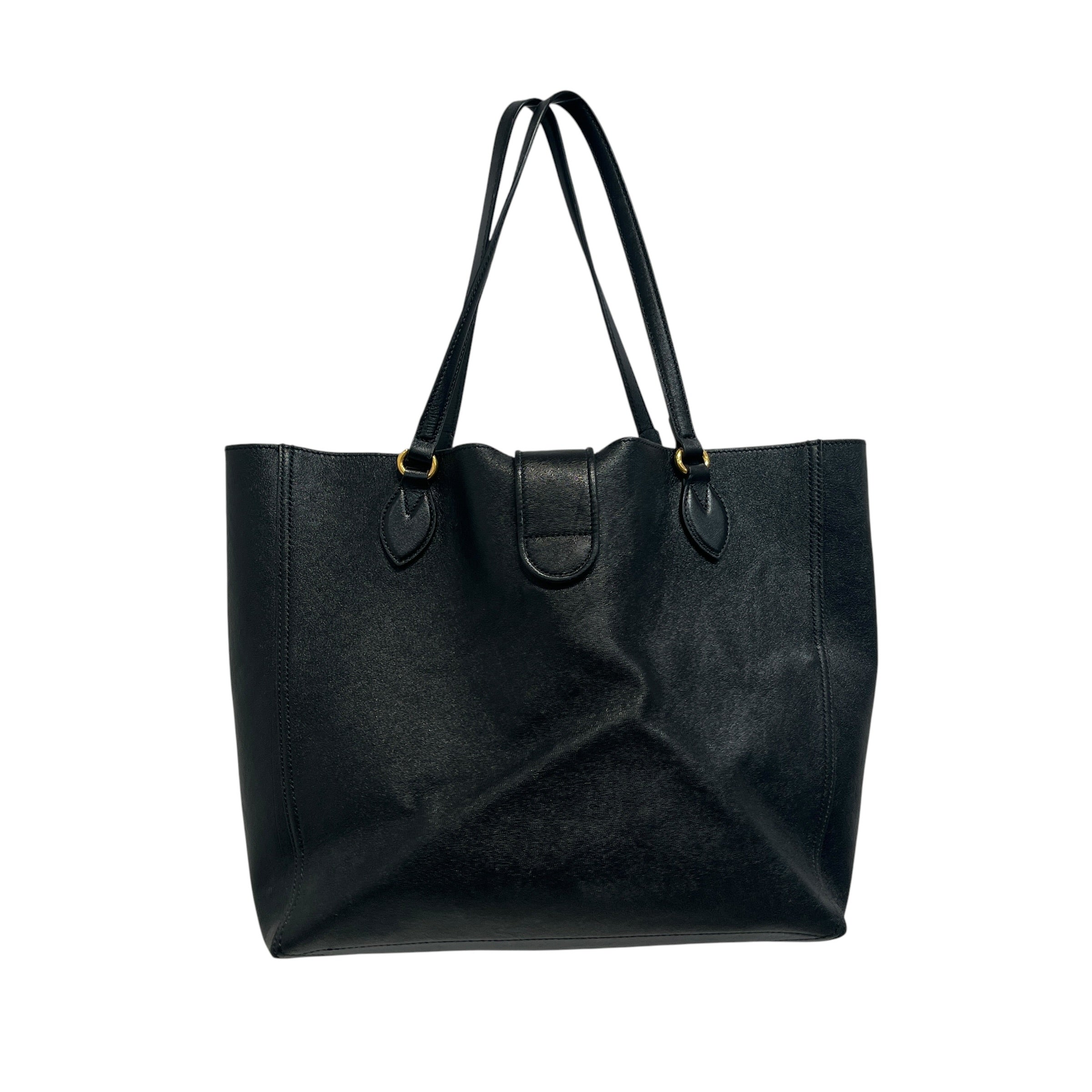 GUCCI/Tote Bag/Leather/BLK/DAHLIA TOTE BAG BLACK view 2