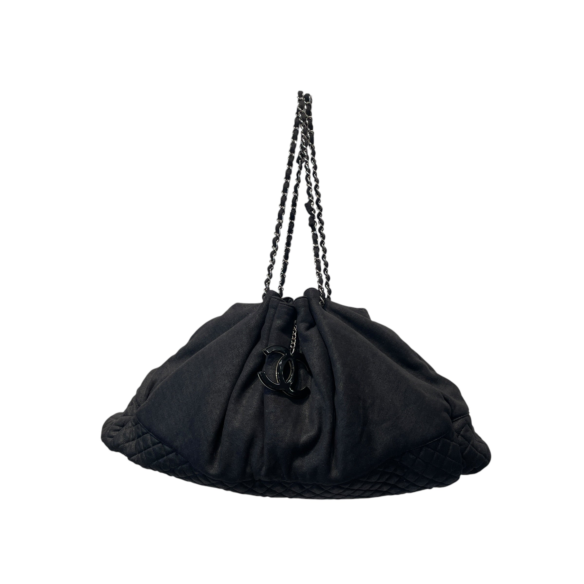 CHANEL/Tote Bag/Cotton/BLK/2008 CRUISE BAG view 12