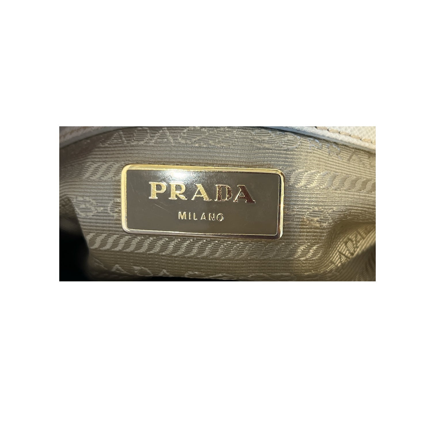 PRADA/Hand Bag/Leather/CRM/galleria view 7