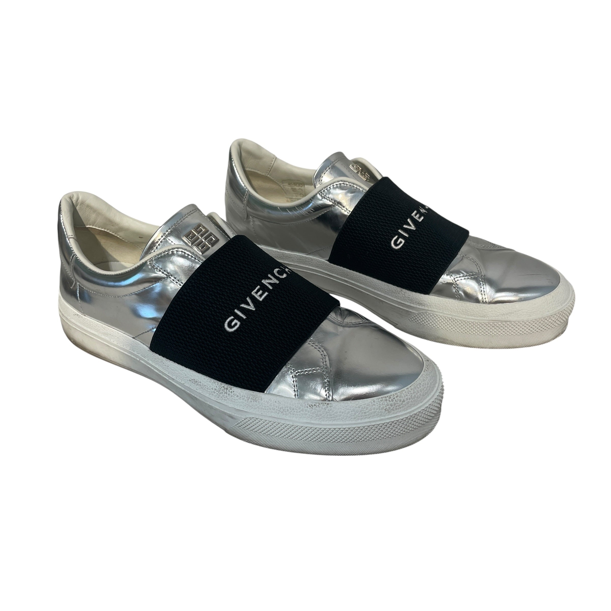 GIVENCHY/Low-Sneakers/EU 42/SLV/City Court Metallic view 2