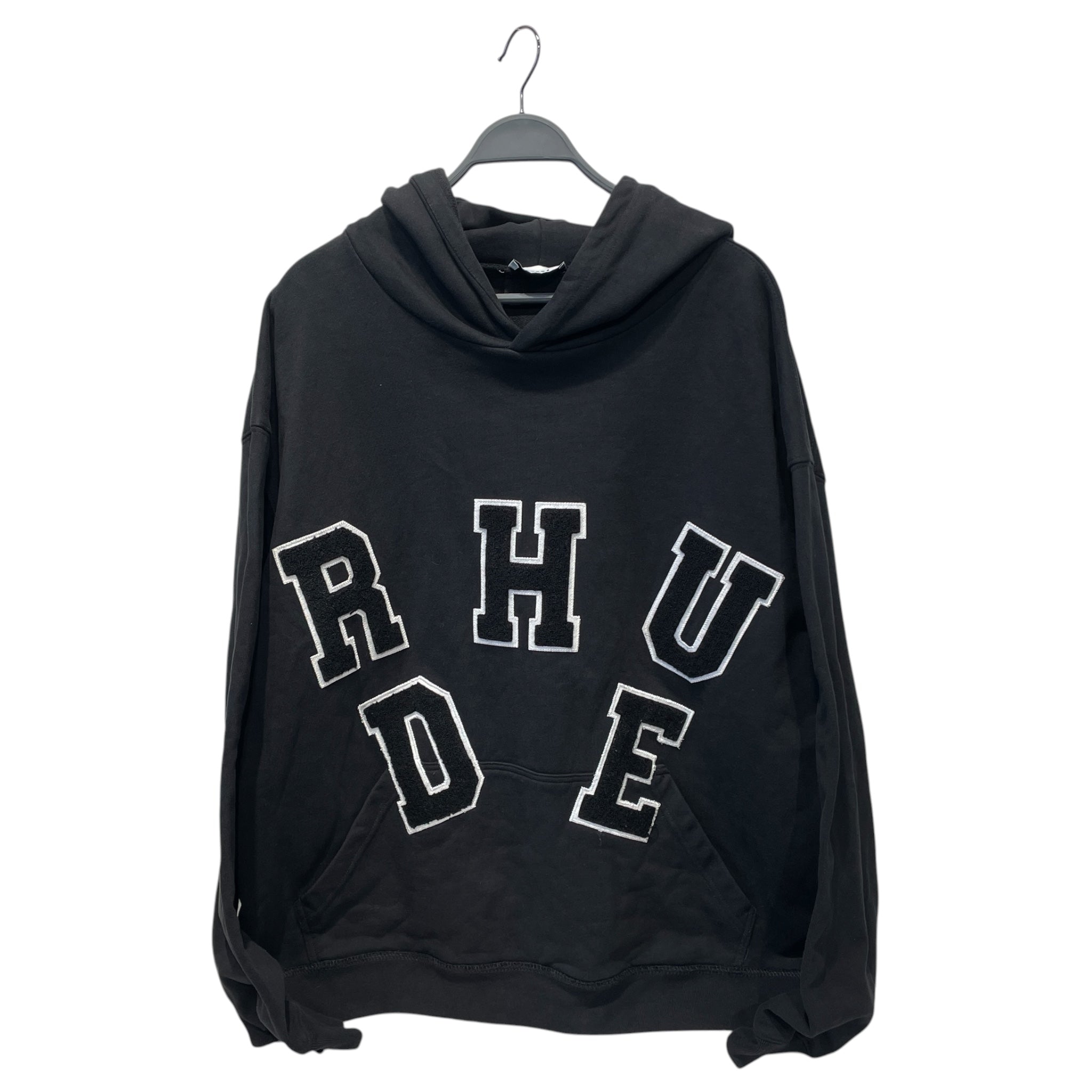 RHUDE/Hoodie/XL/Cotton/BLK/PATCHES view 1