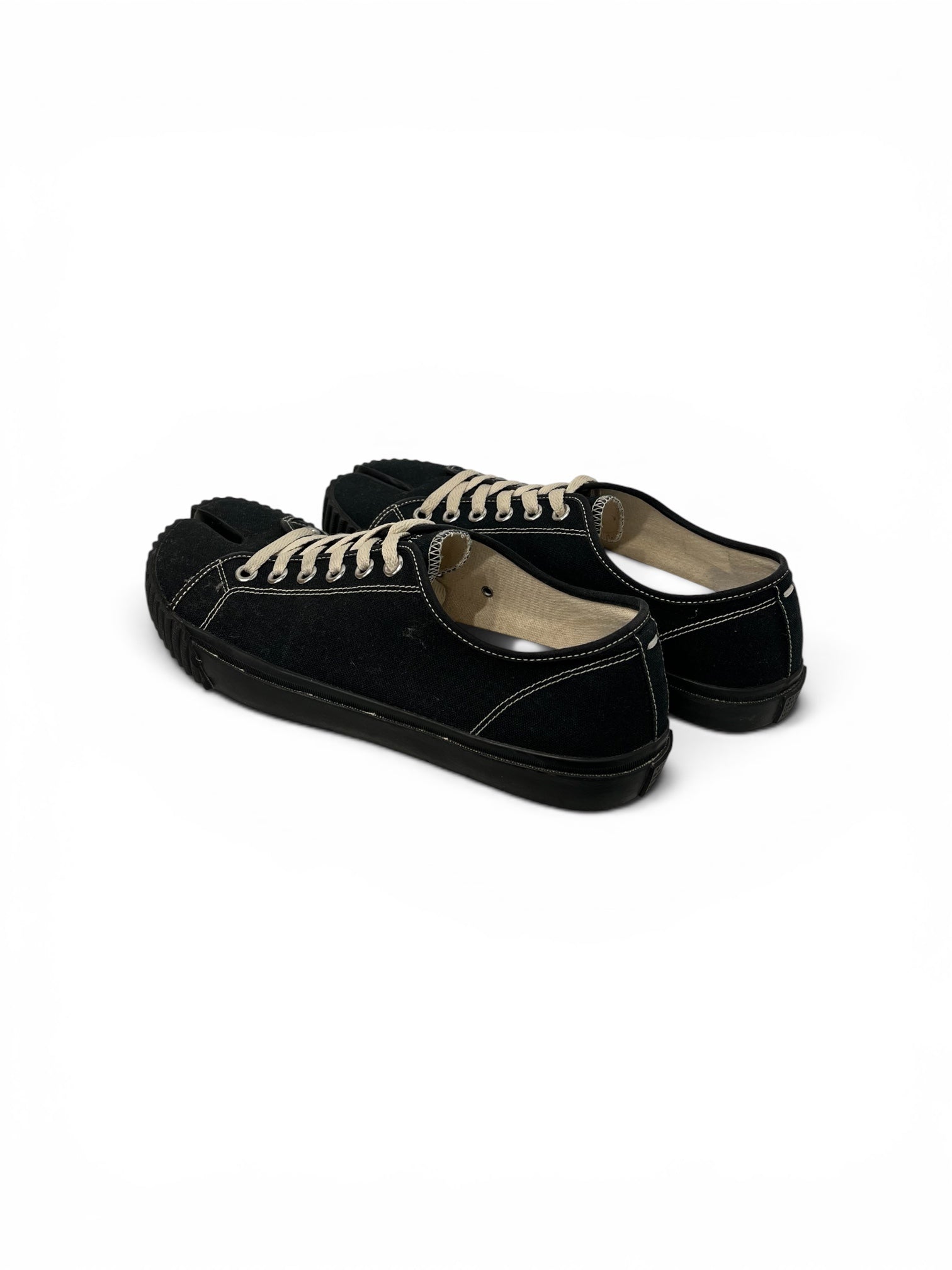 Maison Margiela/Low-Sneakers/EU 42.5/Cotton/BLK/tabi converse view 2