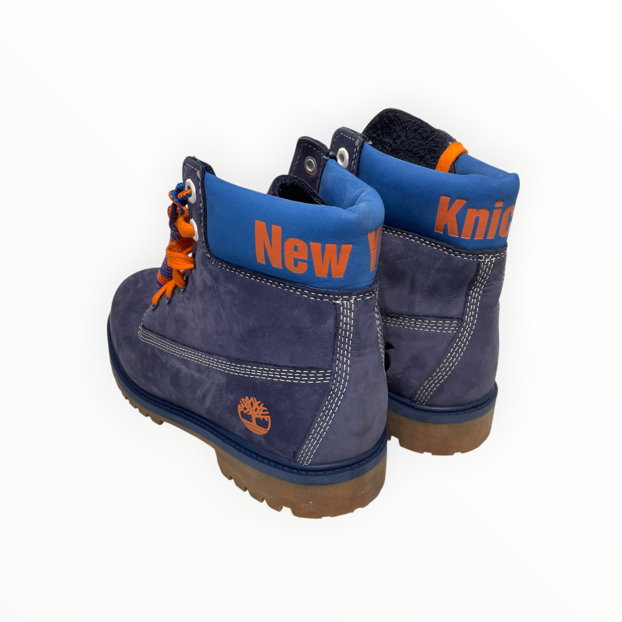 Timberland/NBA/Lace Up Boots/EU 39/Leather/BLU/KNICKS view 2