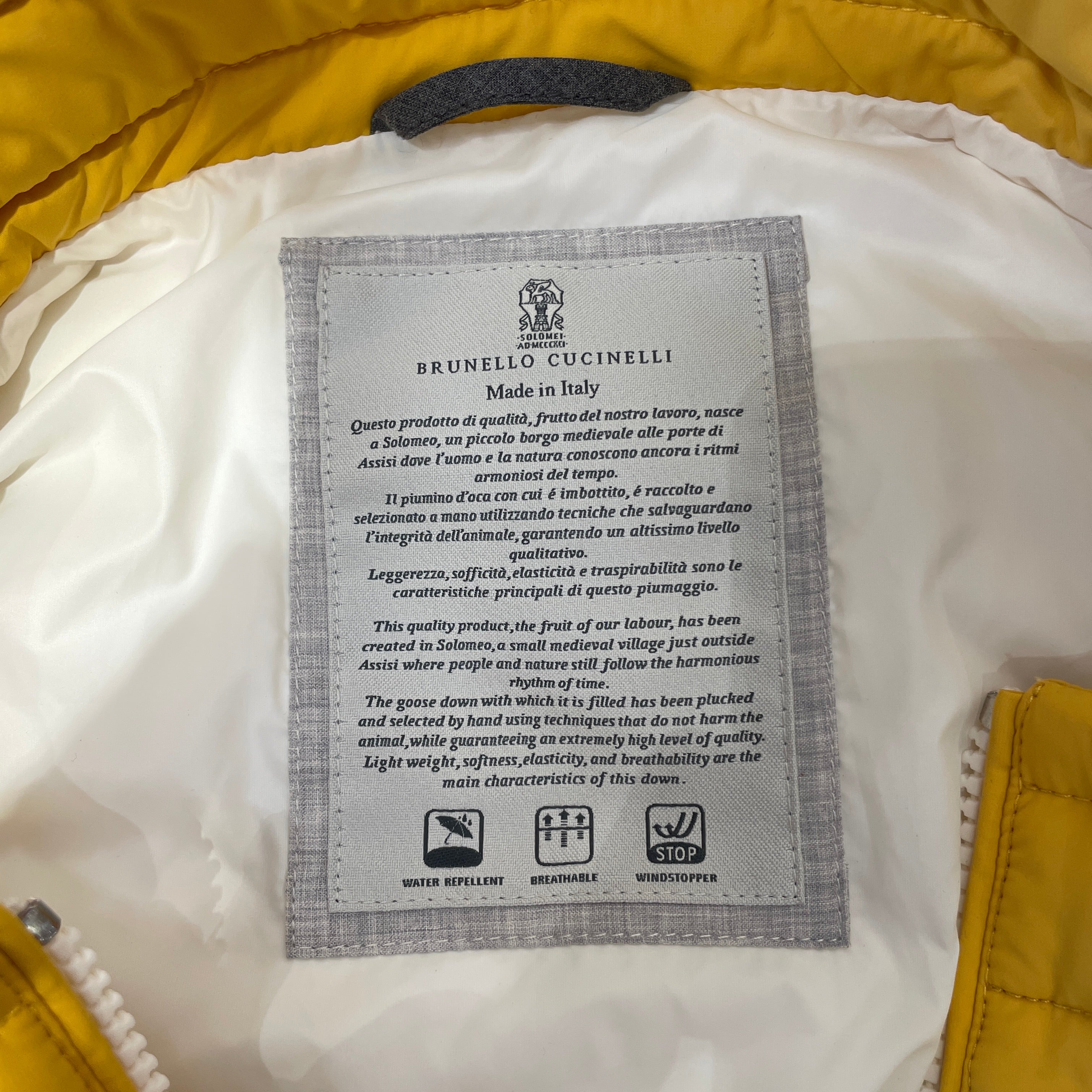 BRUNELLO CUCINELLI/Puffer Vest/XL/Nylon/GLD/ view 3