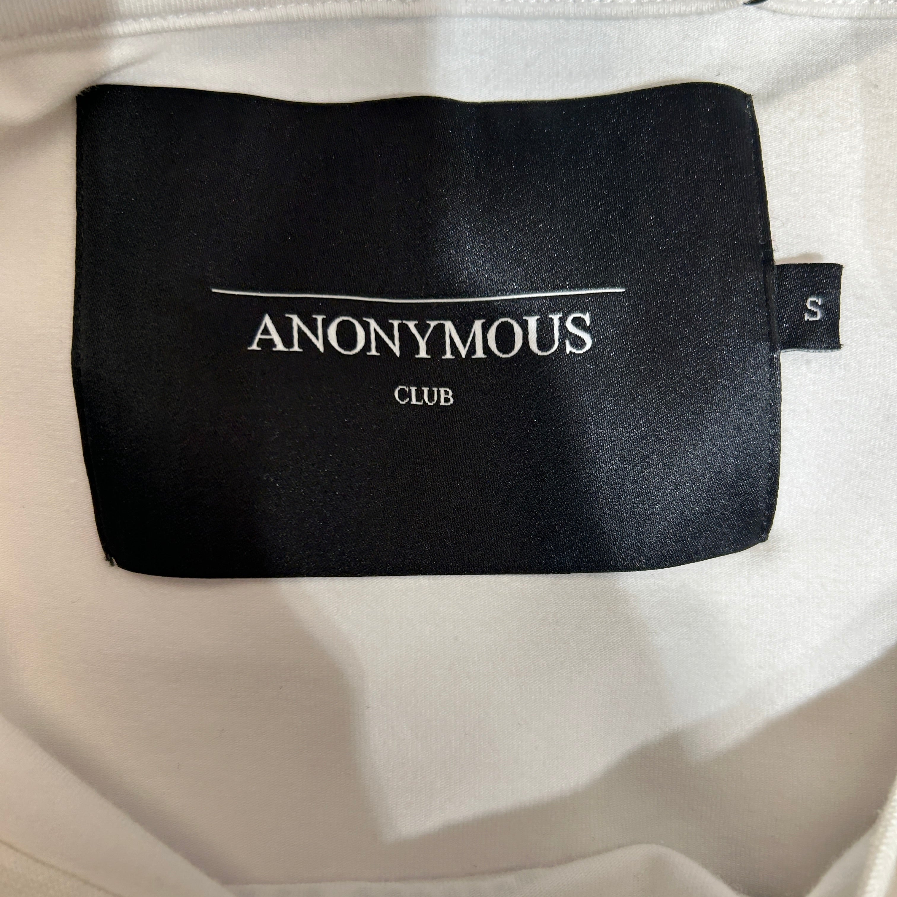 ANONYMOUS CLUB/T-Shirt/S/Cotton/WHT/club de couture view 3