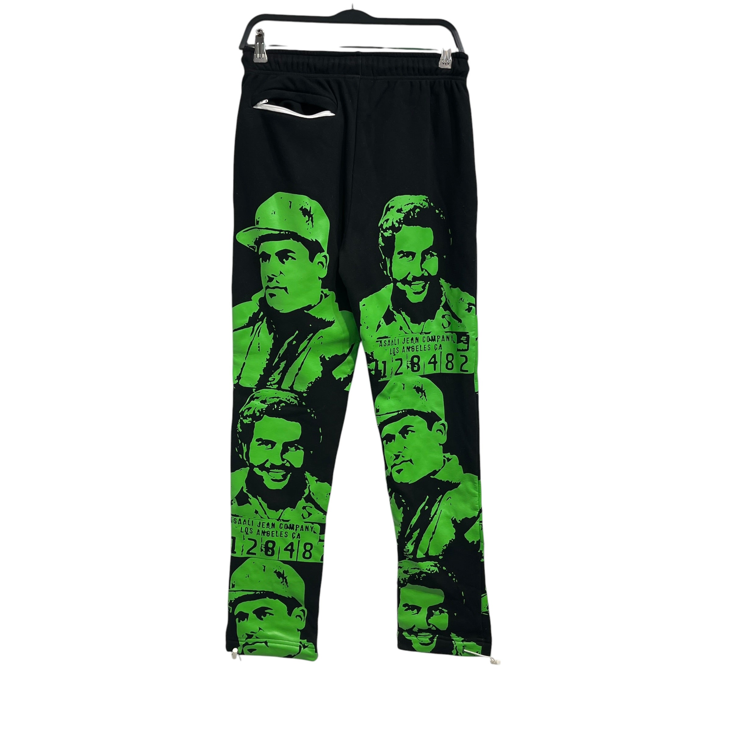 Asaali Jeans Co/Pants/M/Cotton/BLK/All Over Print/ view 2