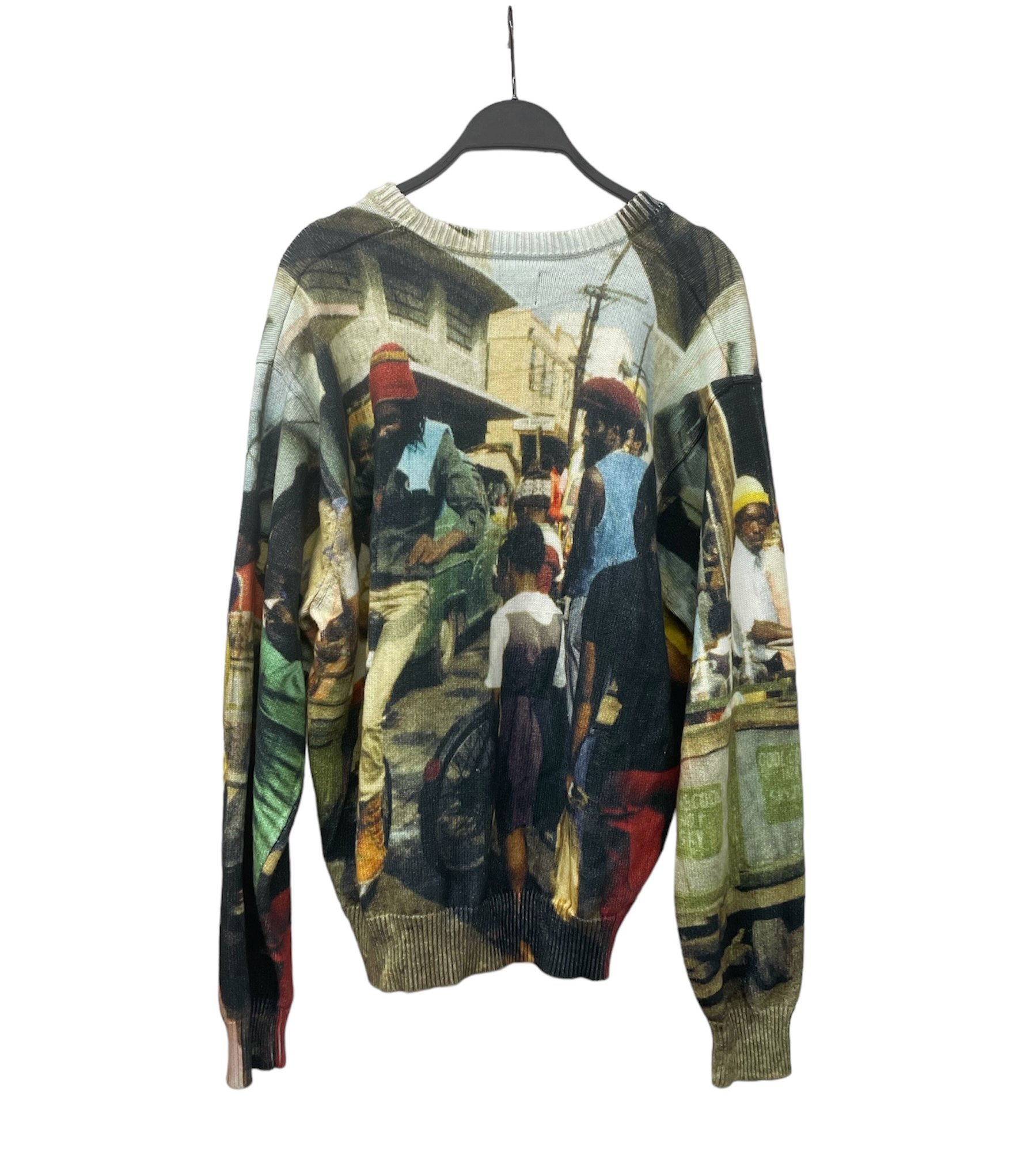 STUSSY/Sweatshirt/L/Plain/Cotton/MLT/PHOTOGRAPHY SWEATER/ view 7