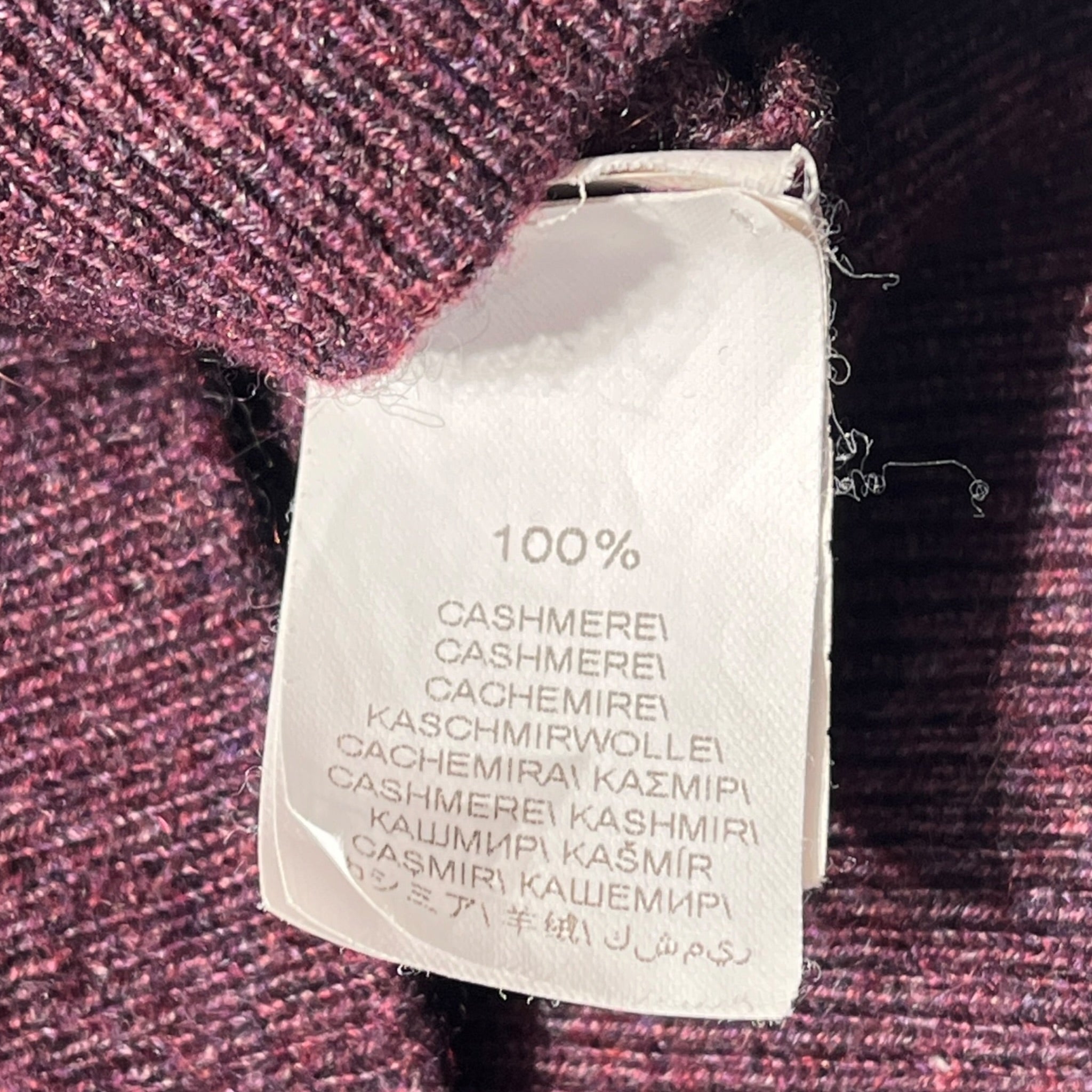 BRUNELLO CUCINELLI/Sweater/L/Cashmere/RED/QUATER ZIP GRAY STRIP view 4