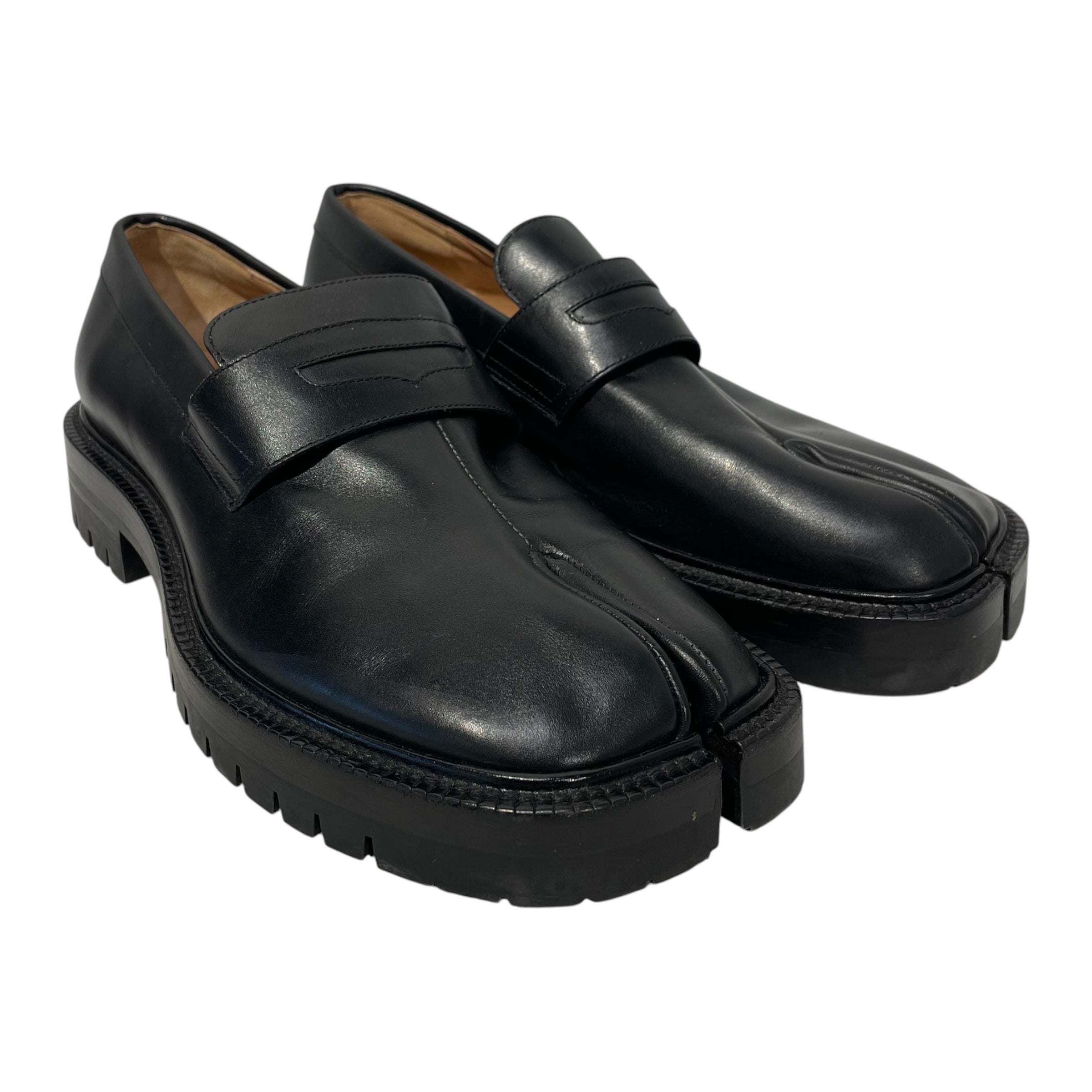 Maison Margiela/Loafers/EU 40/Leather/BLK/ view 1