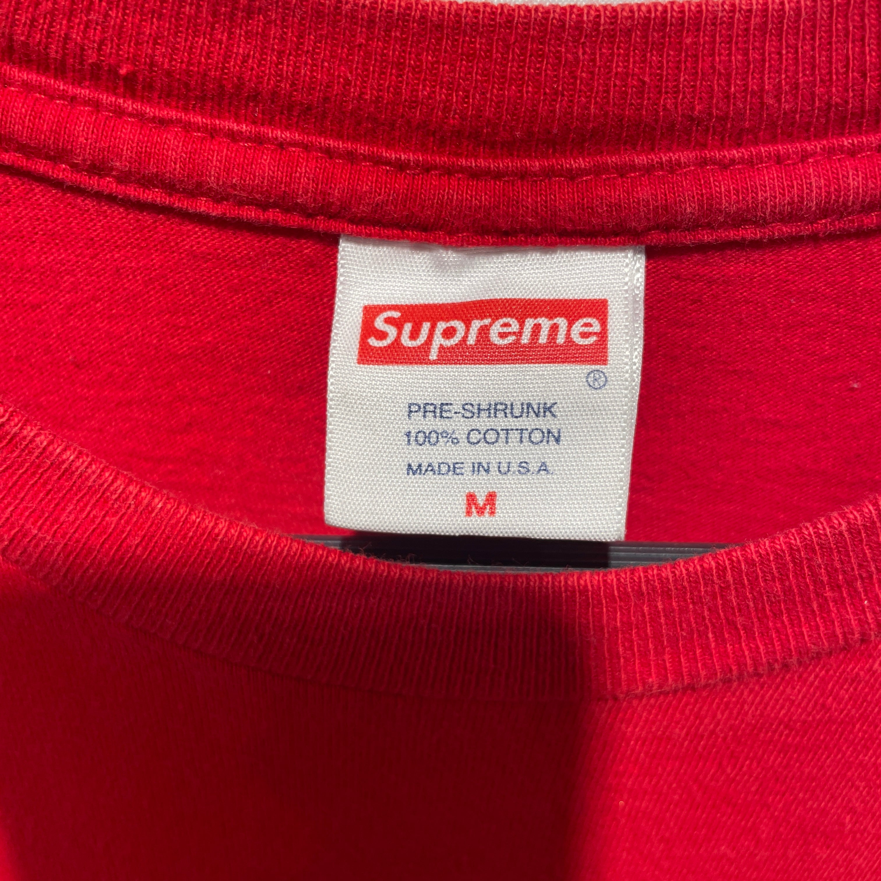 Supreme/T-Shirt/M/Cotton/RED/NYC X CHITO SMILE GRAFFITI view 3
