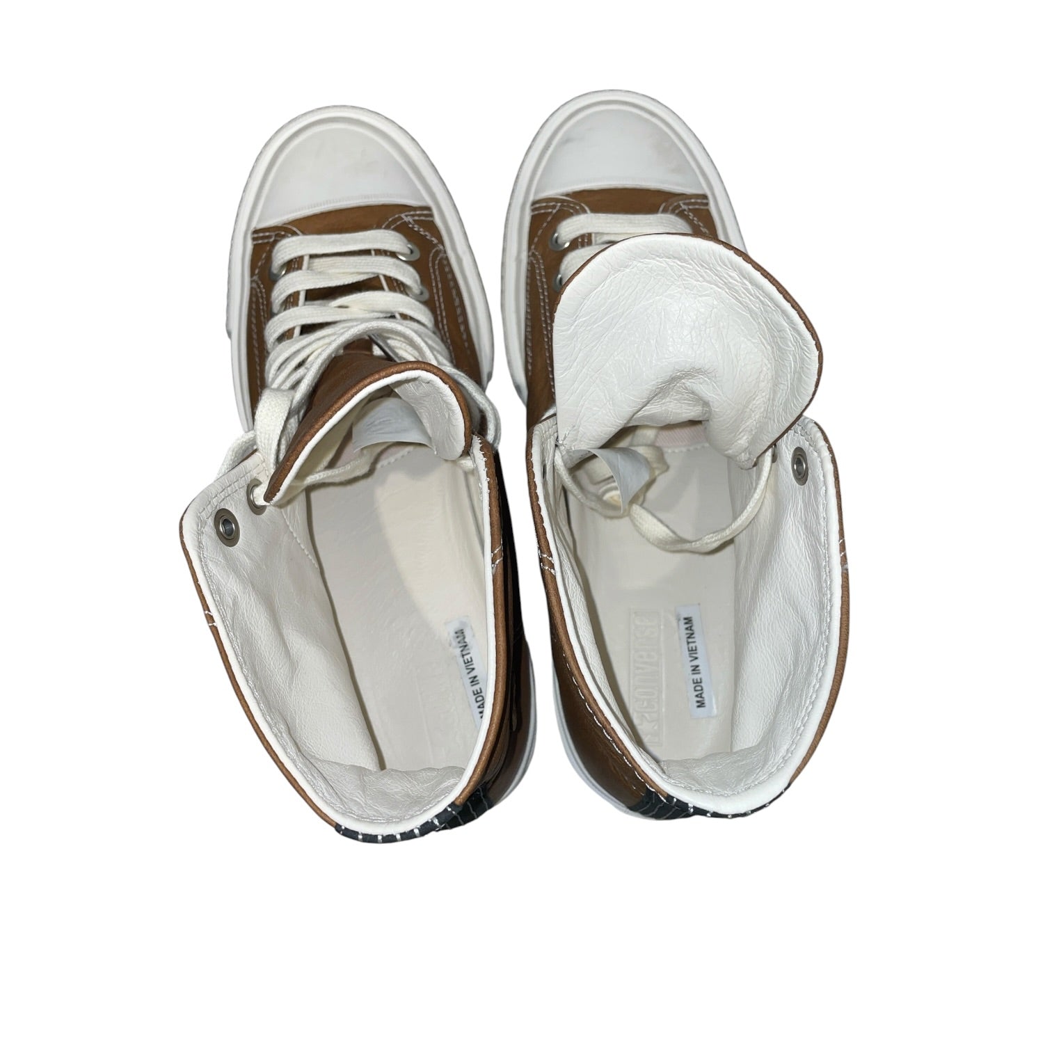 CONVERSE/Hi-Sneakers/US 9.5/Leather/BRW/Premium Leather Chestnut view 3