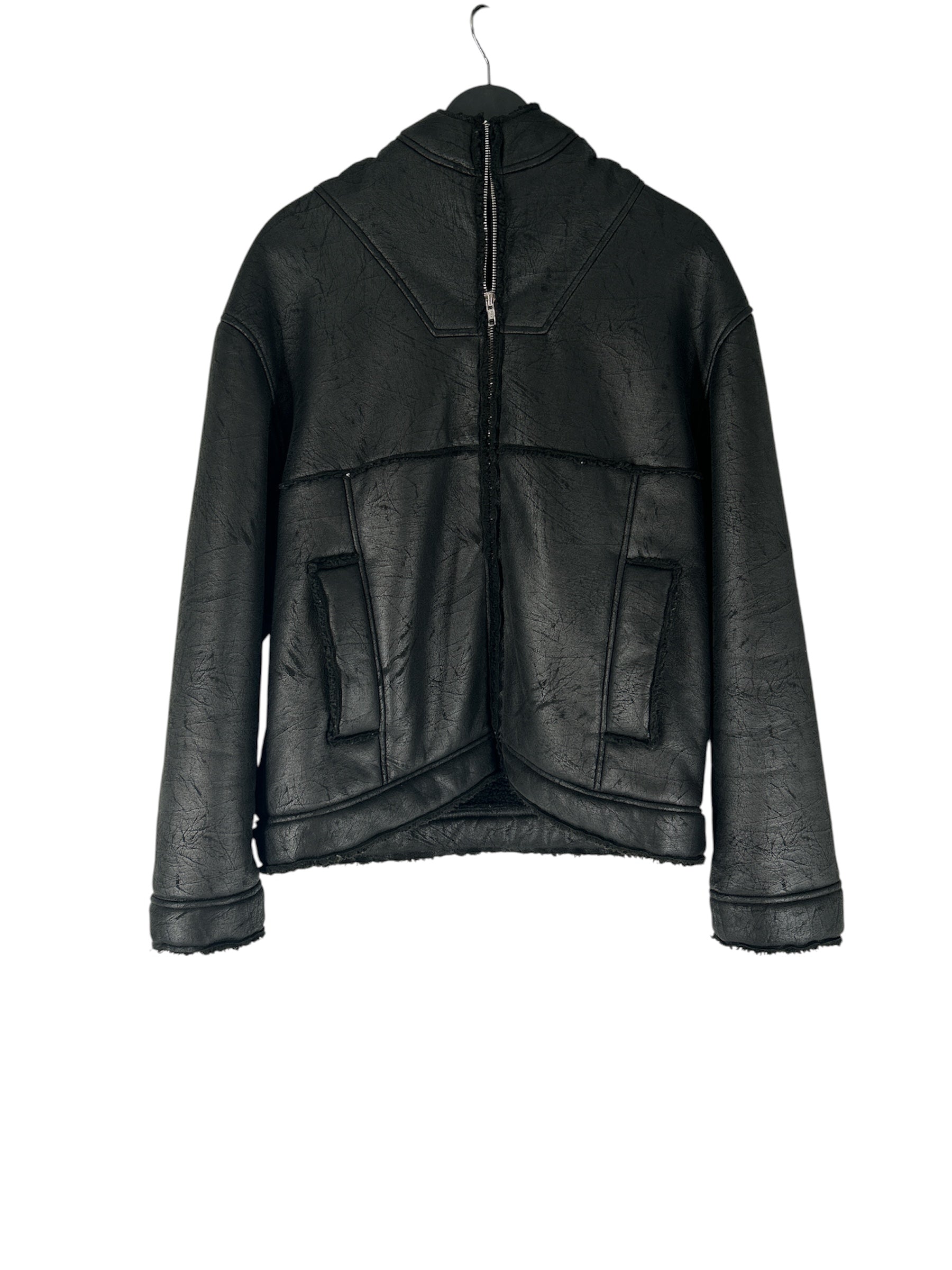 Supreme/Jacket/L/Polyester/BLK/SHEARLING HOODED view 1