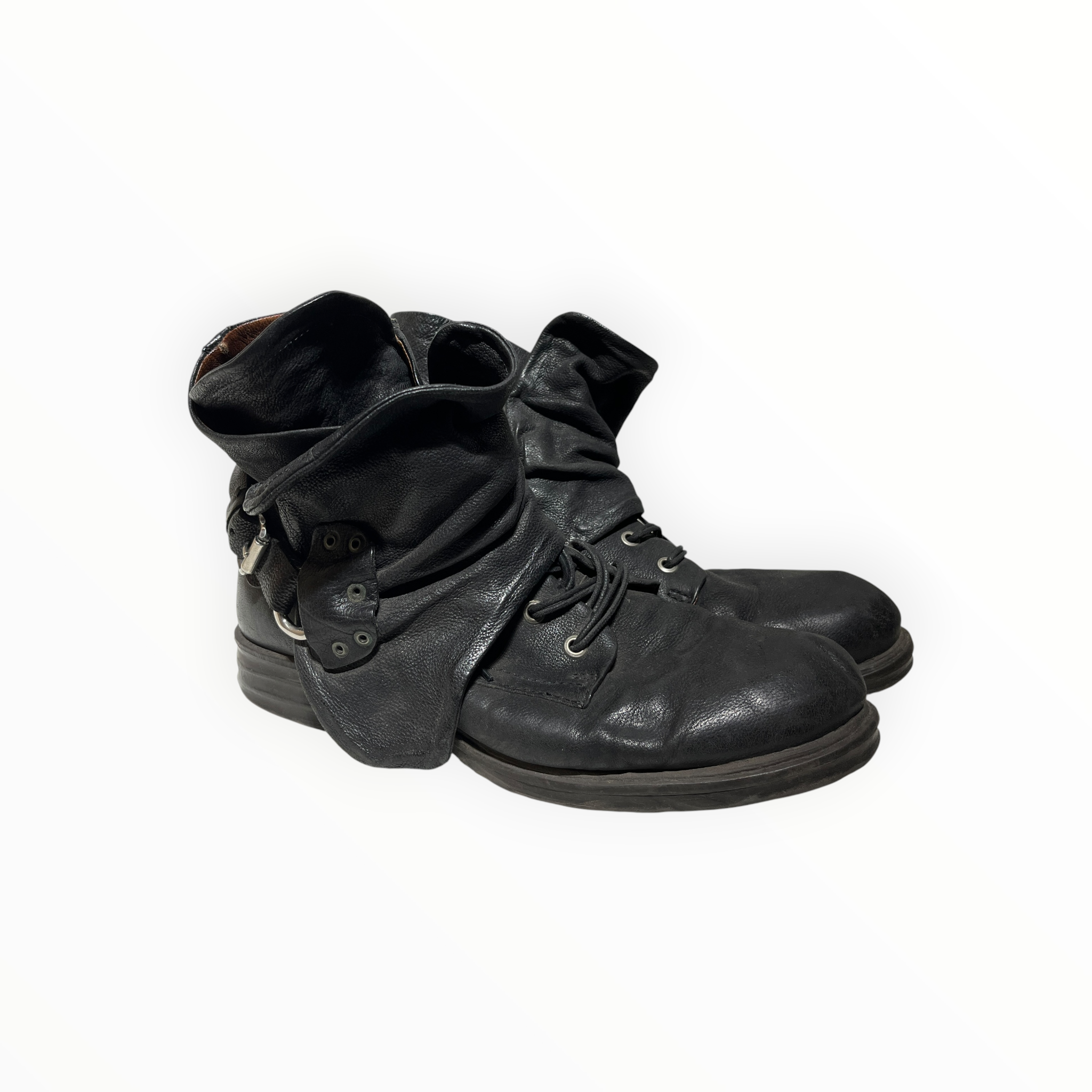 AS98/Boots/EU 42/Leather/BLK/ view 1